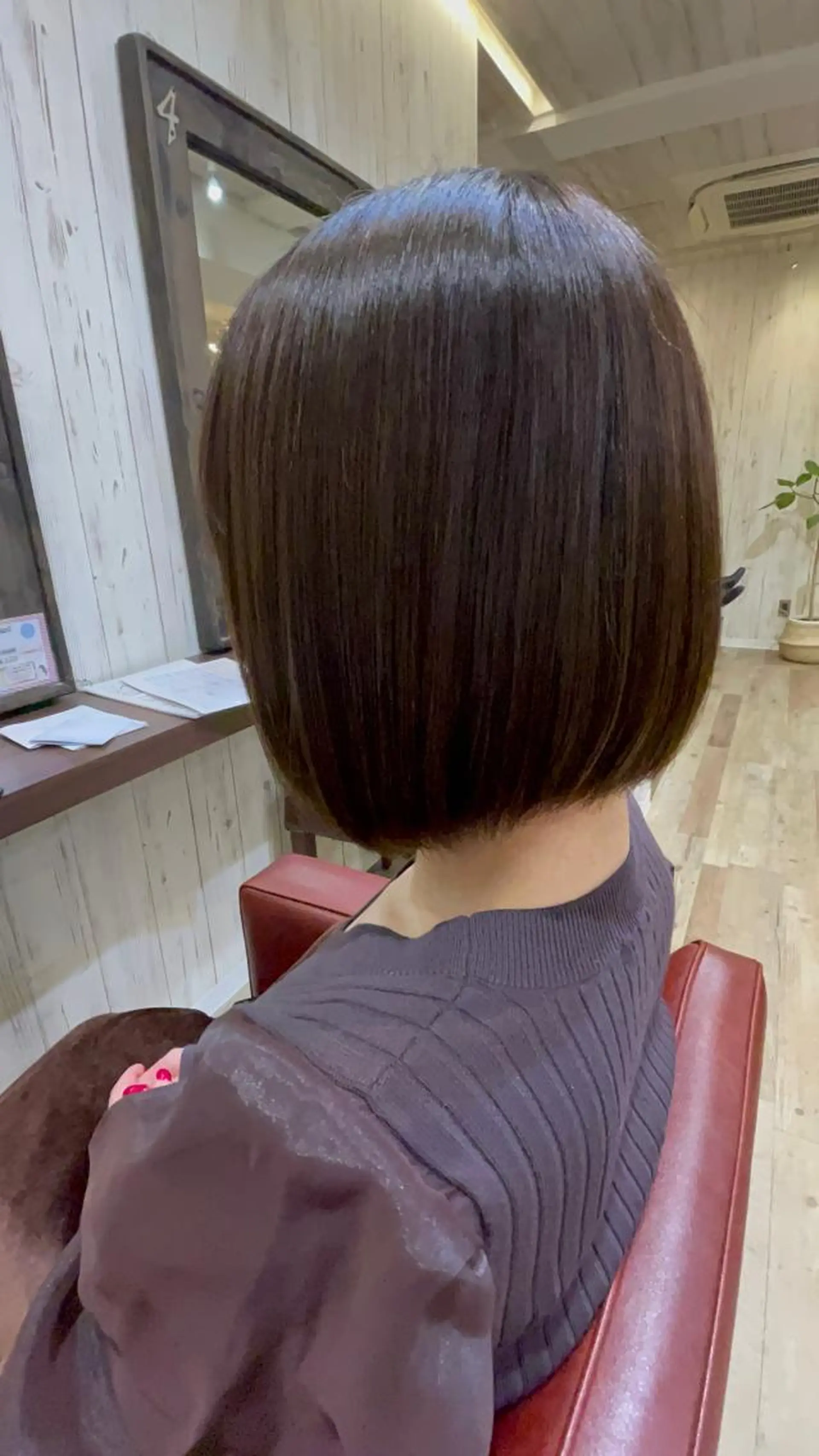 ショート カット 縮毛矯正 トリートメント ヘッドスパ Amour二子玉川/ 髪質改善サロンのヘアスタイル