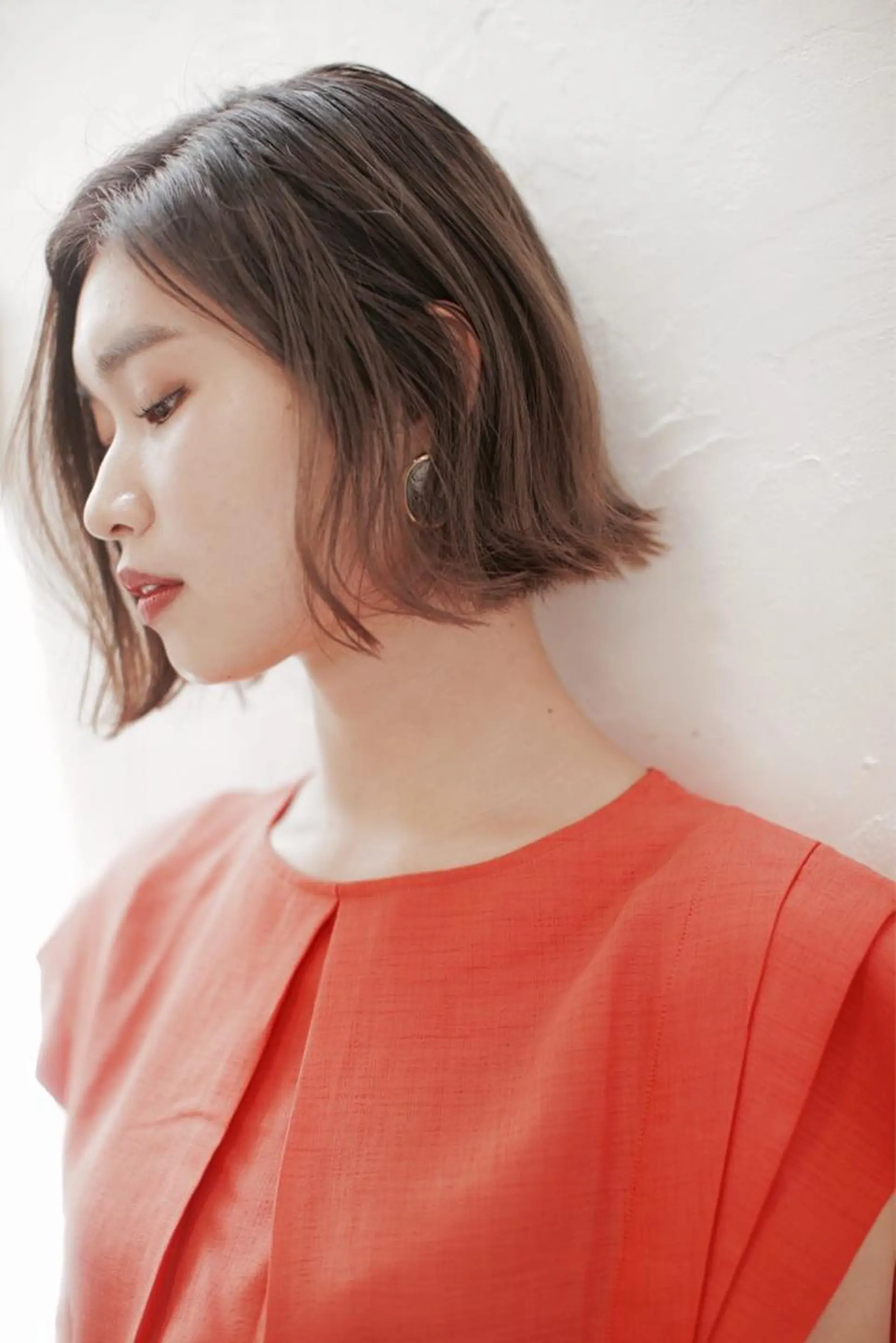 ミディアム 心斎橋 女性 スタイリスト  大阪のヘアスタイル