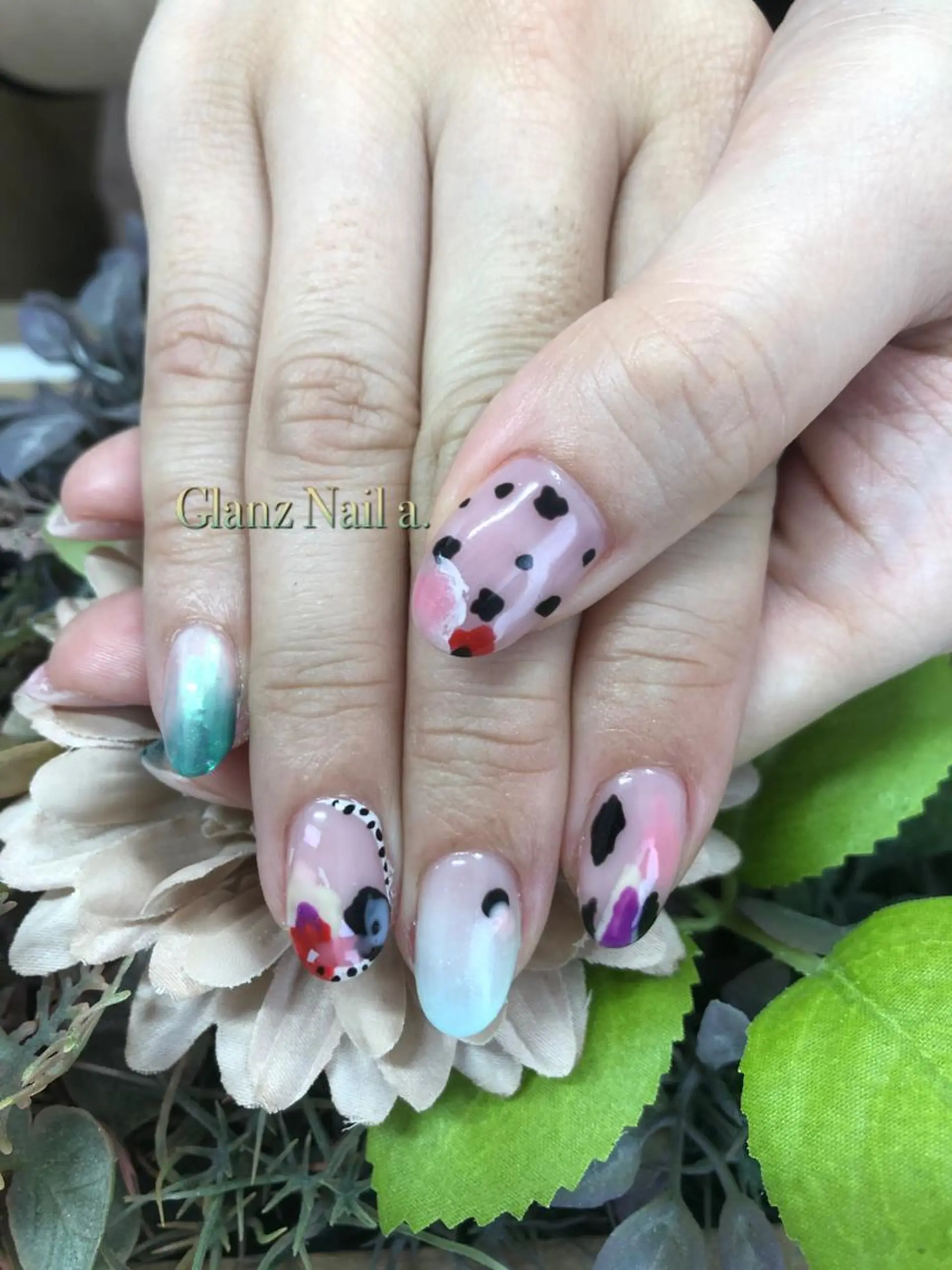 ネイル アートネイル Glanz  Nail aのネイルデザイン