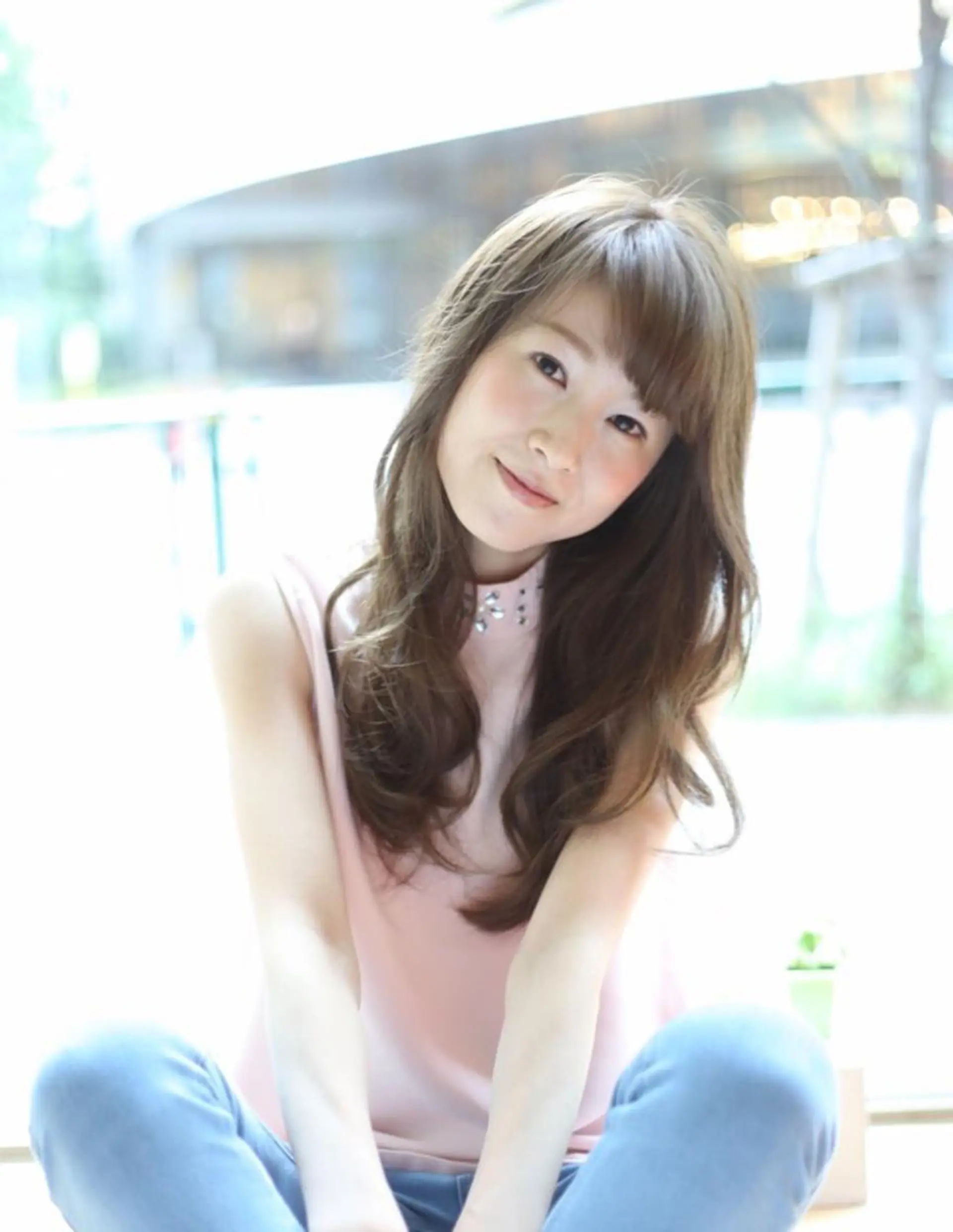 セミロング ReMix 新宿店所属・タジマ ヤスヒサのヘアスタイル