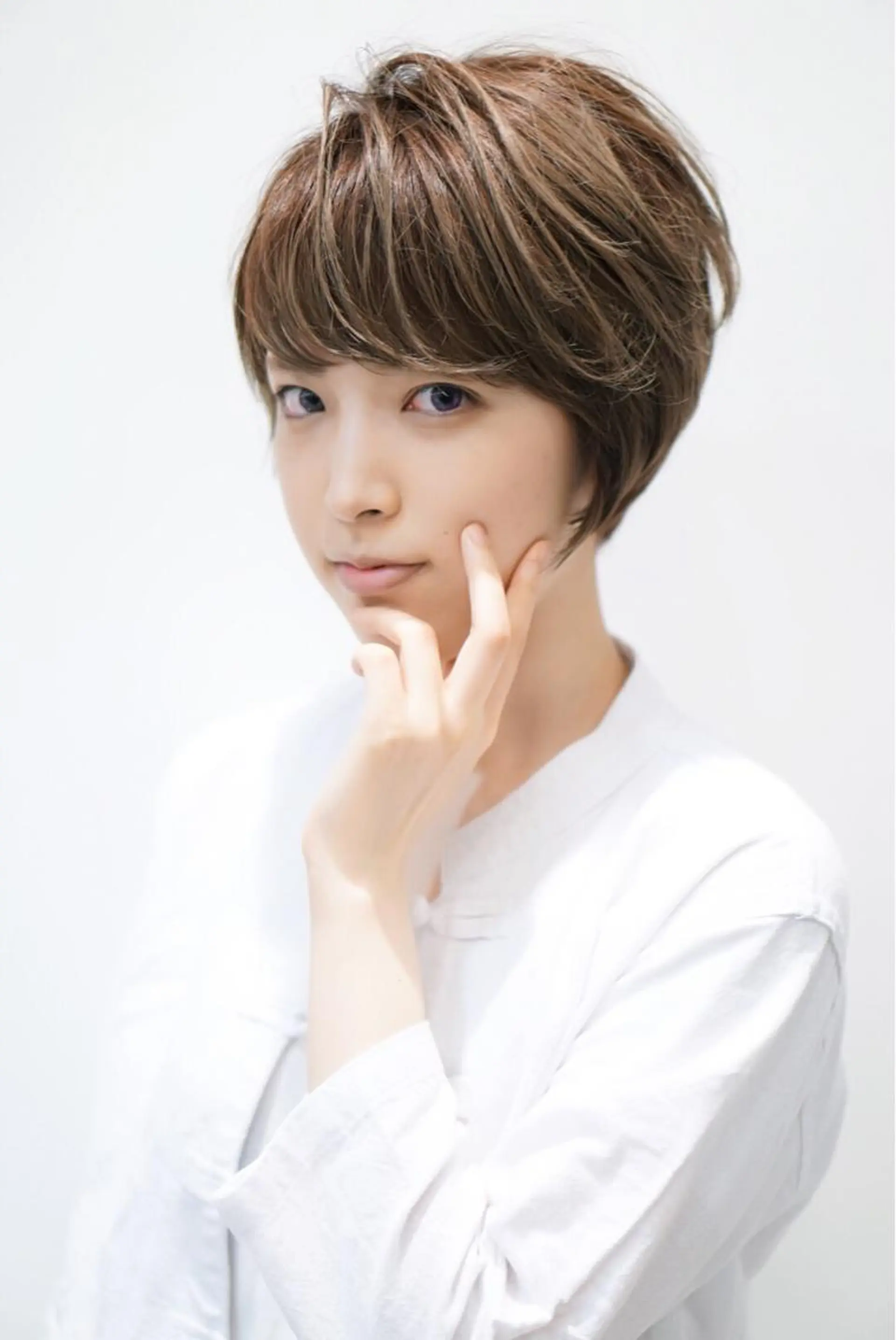 ショート カラー 顔周りカット 似合わせカット ショートヘア ディレクター ノナカのヘアスタイル