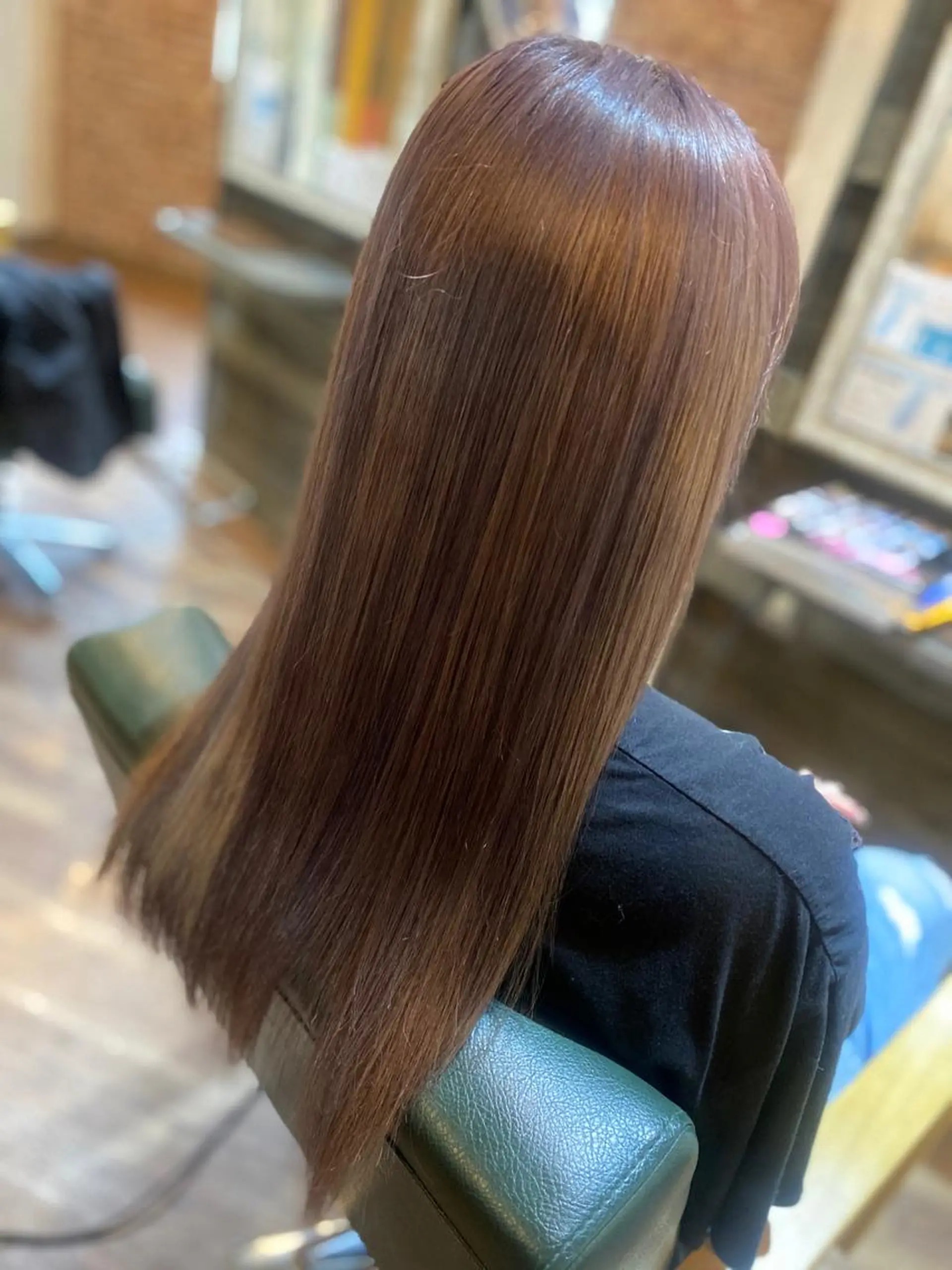 ロング 髪質改善 トリートメント ハイライト/インナー /ブリーチ/レイヤーのヘアスタイル