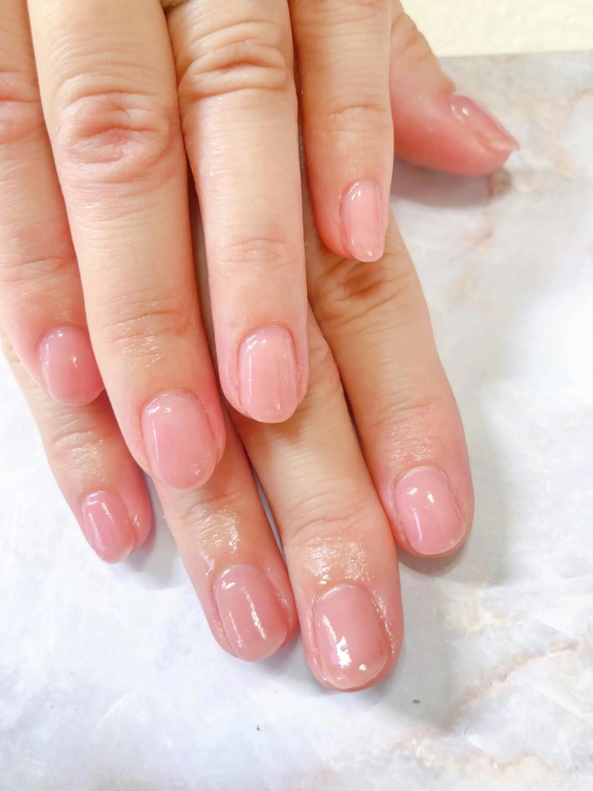 ネイル オフィスネイル シンプルネイル ネイルケアサロン Campanulaのネイルデザイン