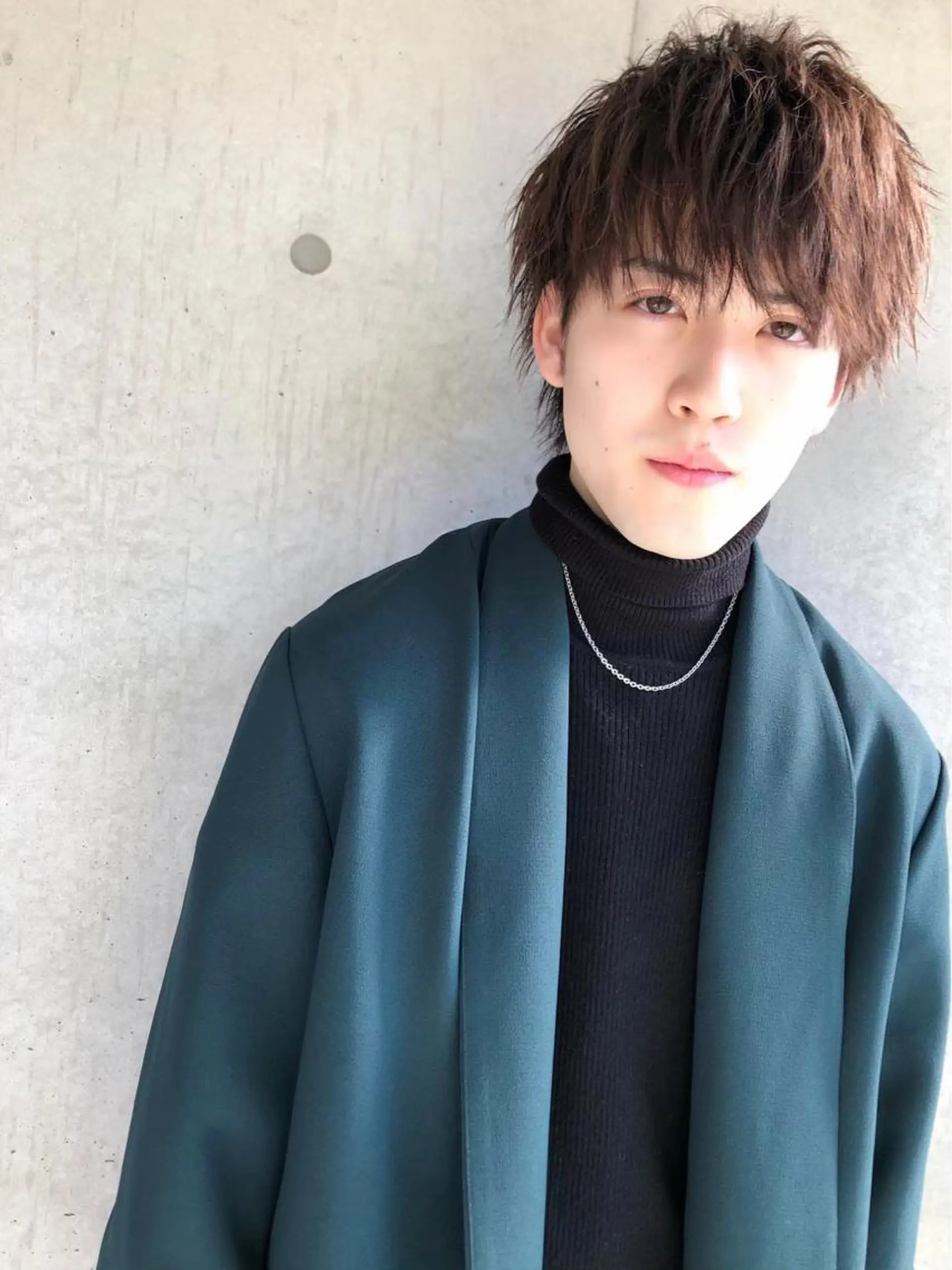 ショート カラー ヘアアレンジ メンズ ヘアカラー トリートメント ヘッドスパ ヘアセット ✨【公式】渋谷メンズ サロン BLUCK✨のヘアスタイル