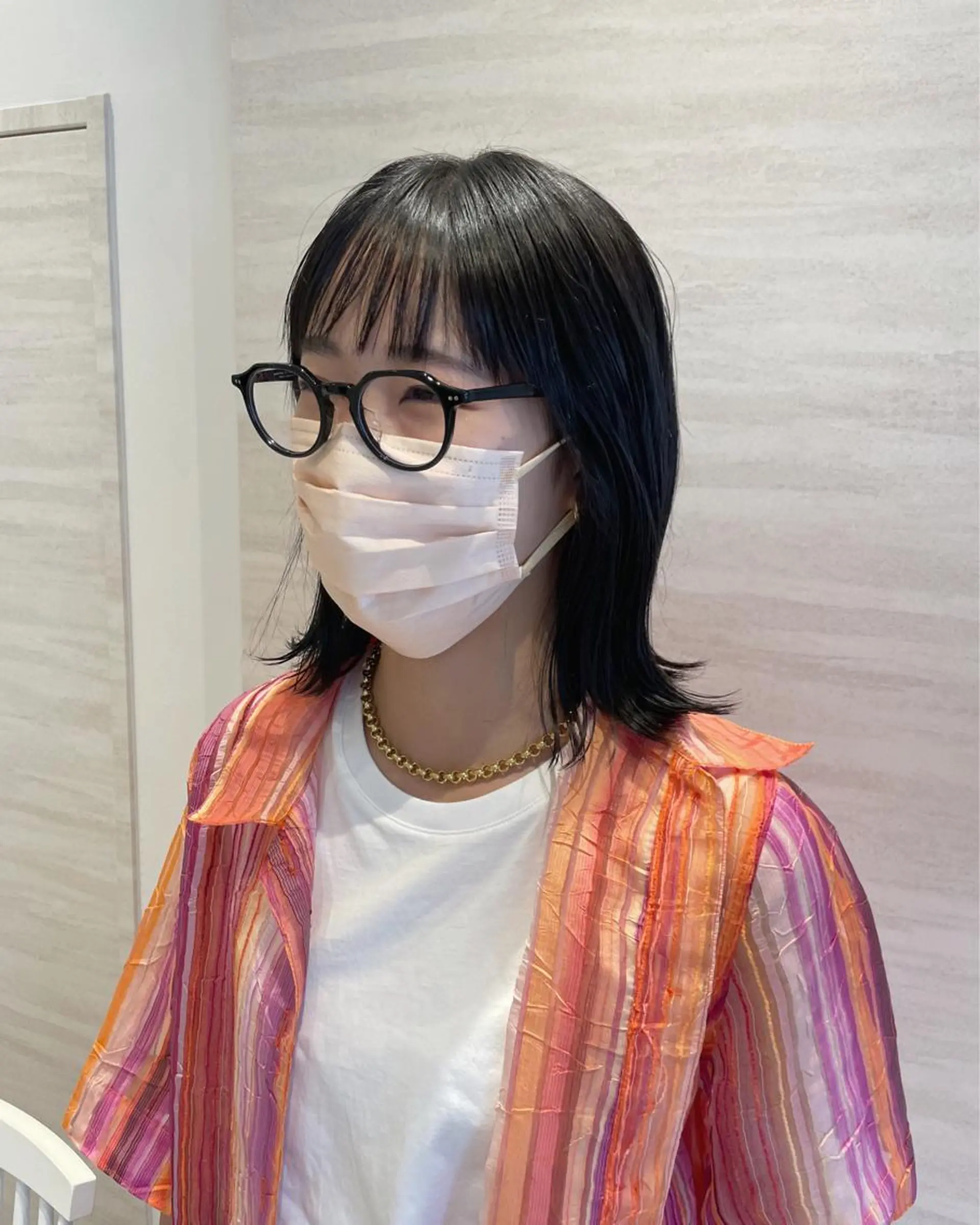 ミディアム Chiho / 梅田 / ボブ/ パーマのヘアスタイル