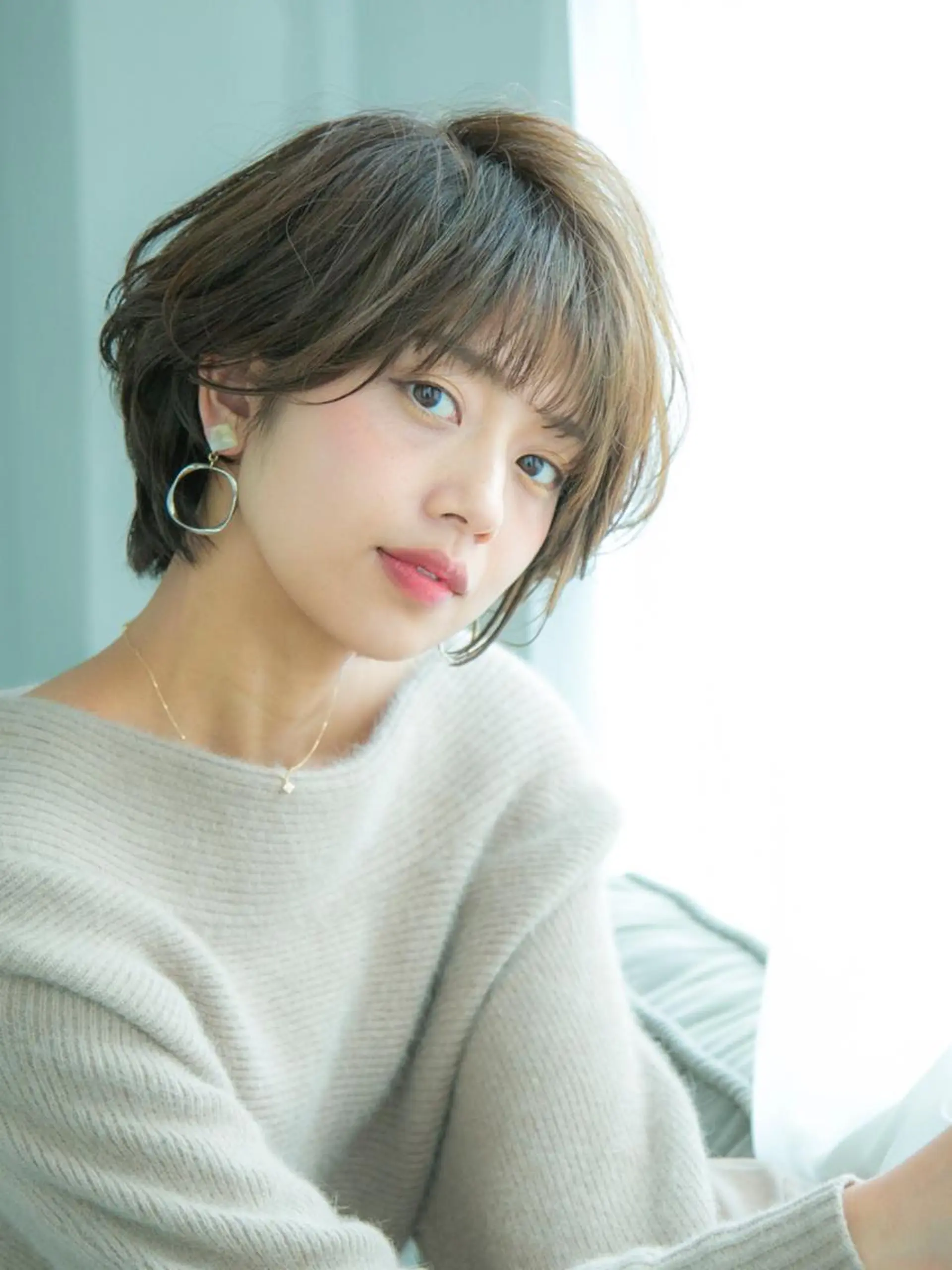 ショート 髪質改善レイヤー/ ボブたんの翔太のヘアスタイル