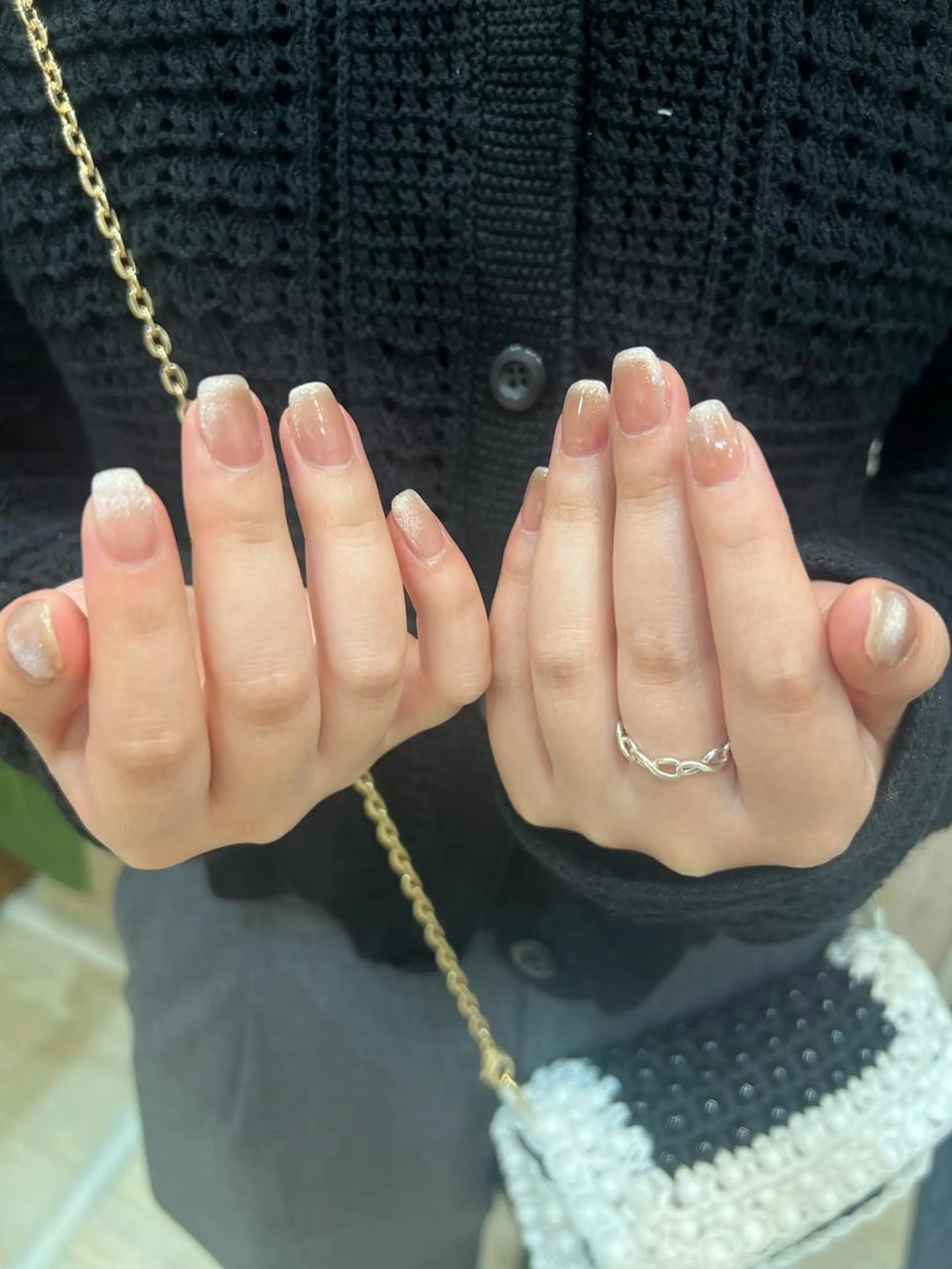 ヘアアレンジ ネイル アートネイル フレンチネイル マグネットネイル マグネットフレンチ ヘアメイクネイリスト 💄💅hidemiのヘアスタイル