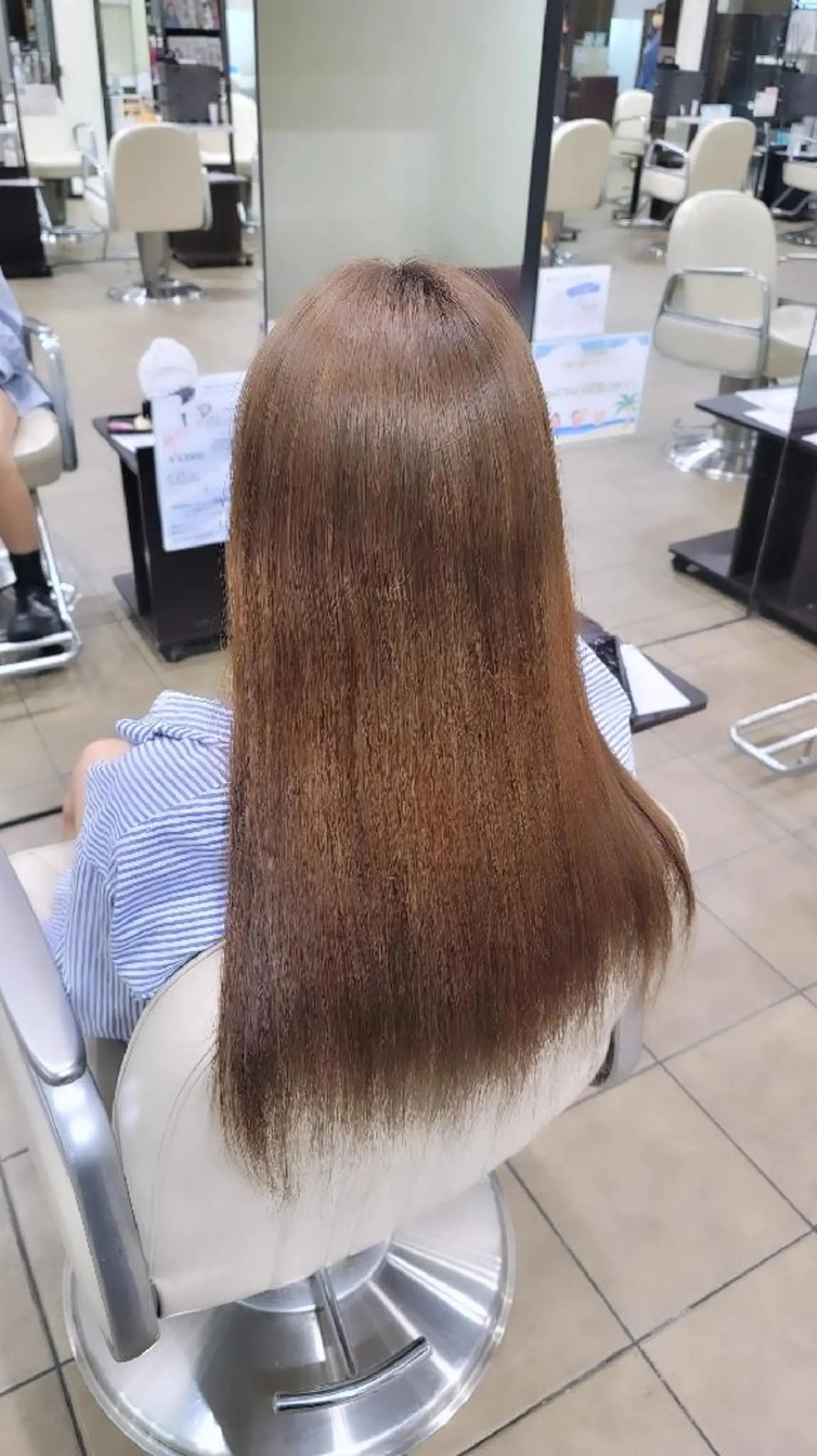 カラー ブラウンカラー 寺西紗友望/髪質改善 /ストレート/ボブのヘアスタイル