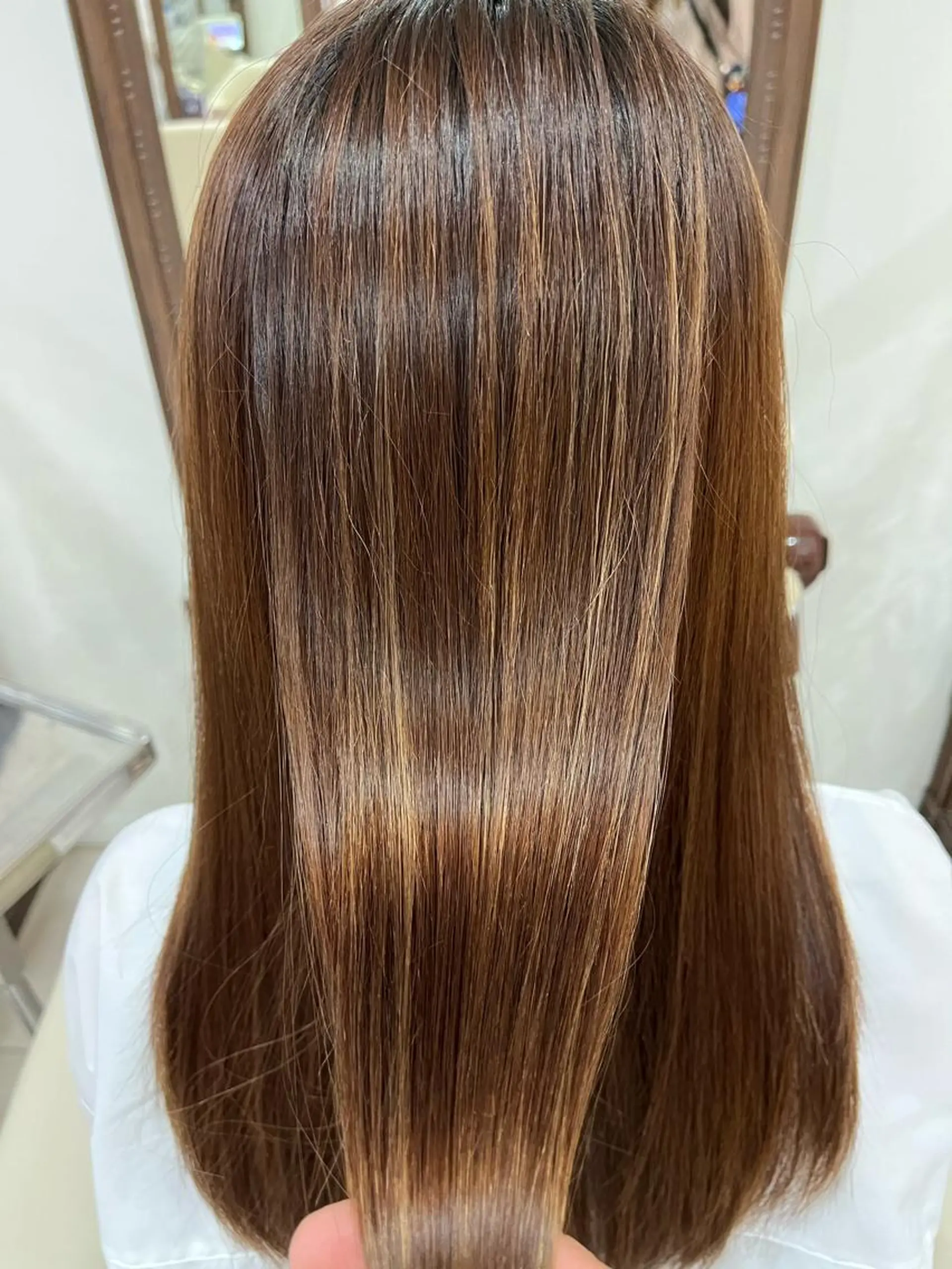 ロング カット 縮毛矯正 トリートメント 《大人気髪質改善》 プログレス国分寺店のヘアスタイル