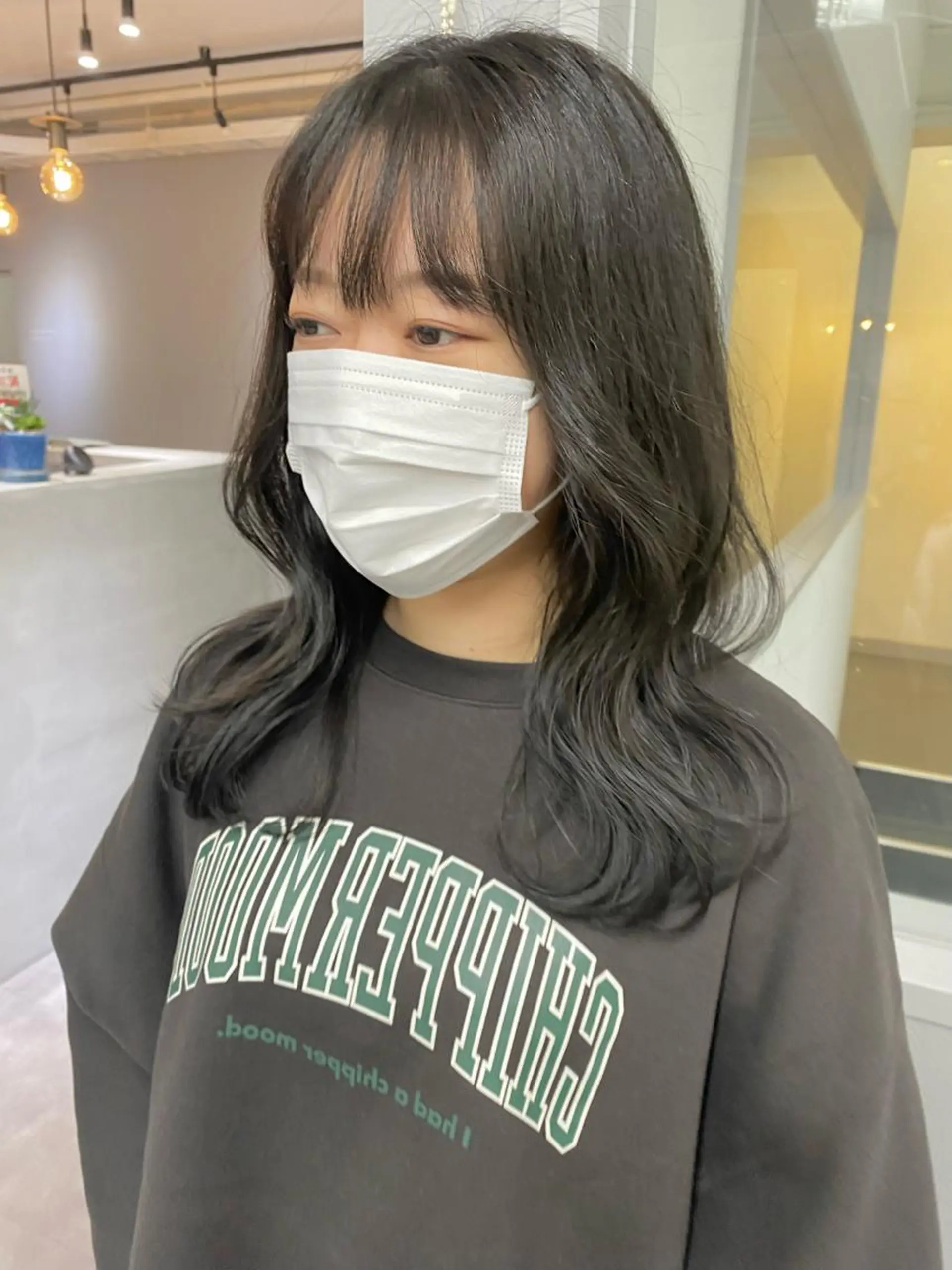 セミロング カラー きよはらちさき🍑 柔らかカラー🌱🫧のヘアスタイル