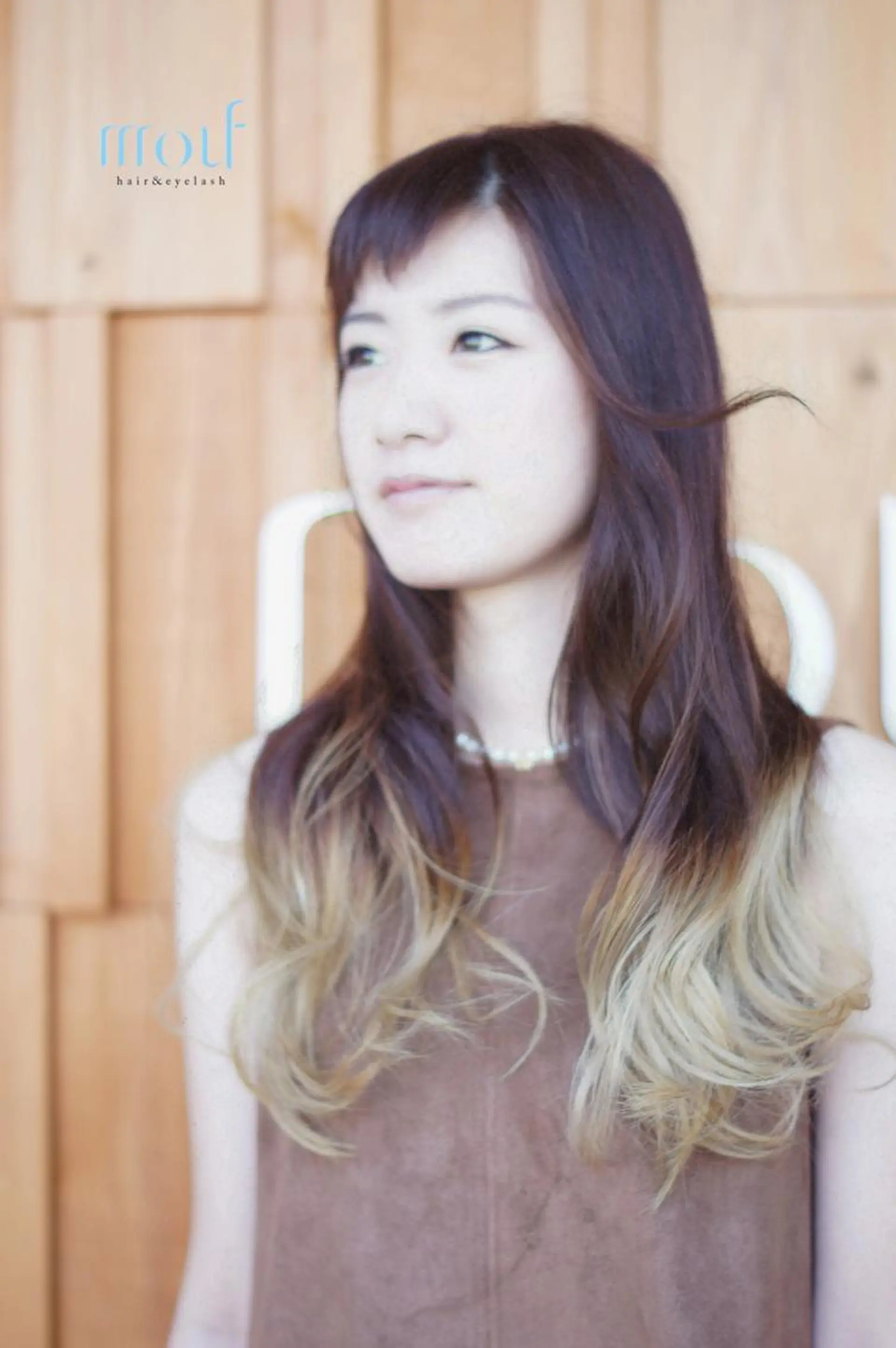 ロング カラー パーマ マツエク・マツパ グラデーションカラー ハイトーンカラー ロング 天羽 達也のヘアスタイル