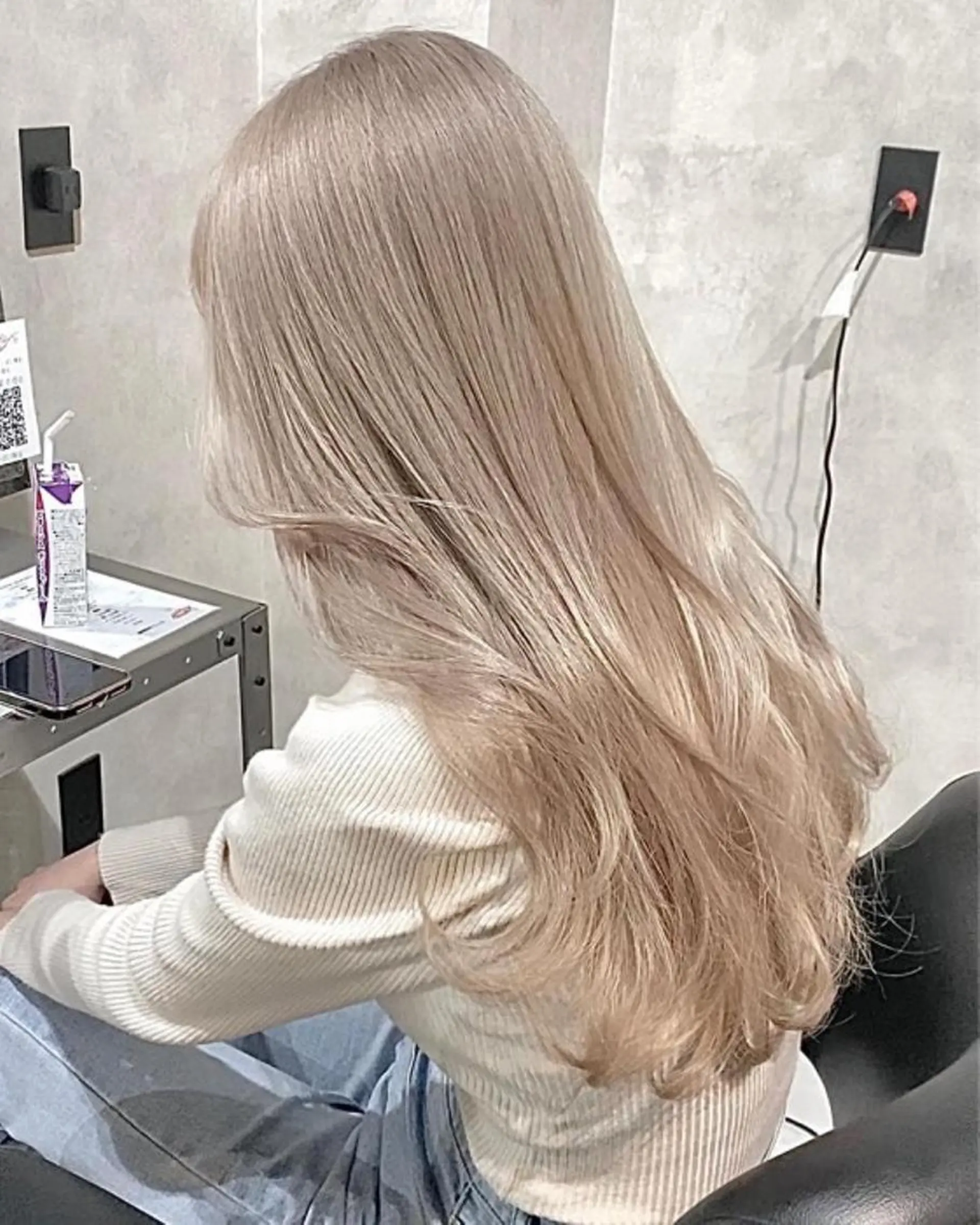 ロング カラー ヘアカラー トリートメント B E C H I C O〔べち子〕のヘアスタイル