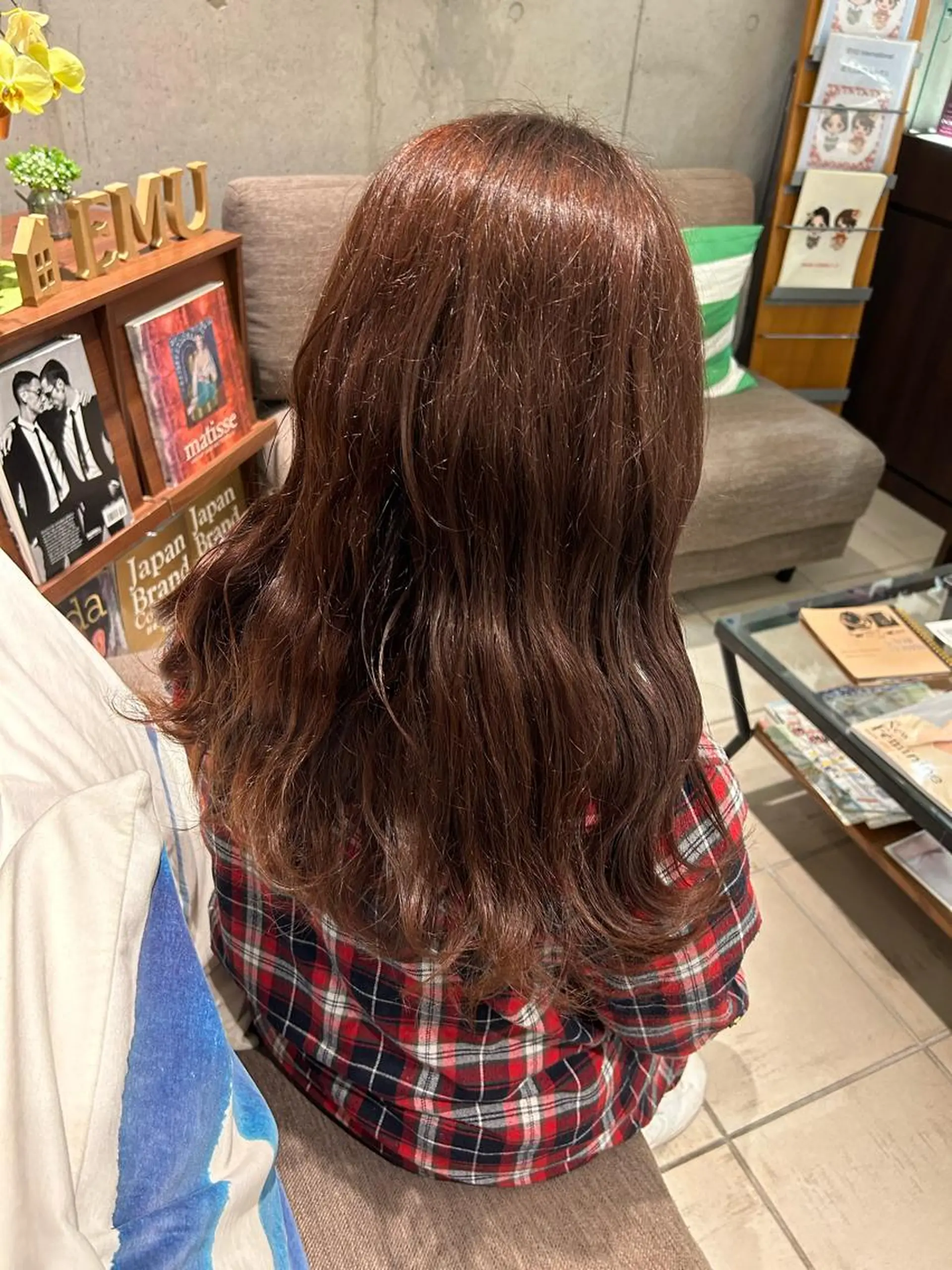 ロング カラー 増渕 里奈のヘアスタイル