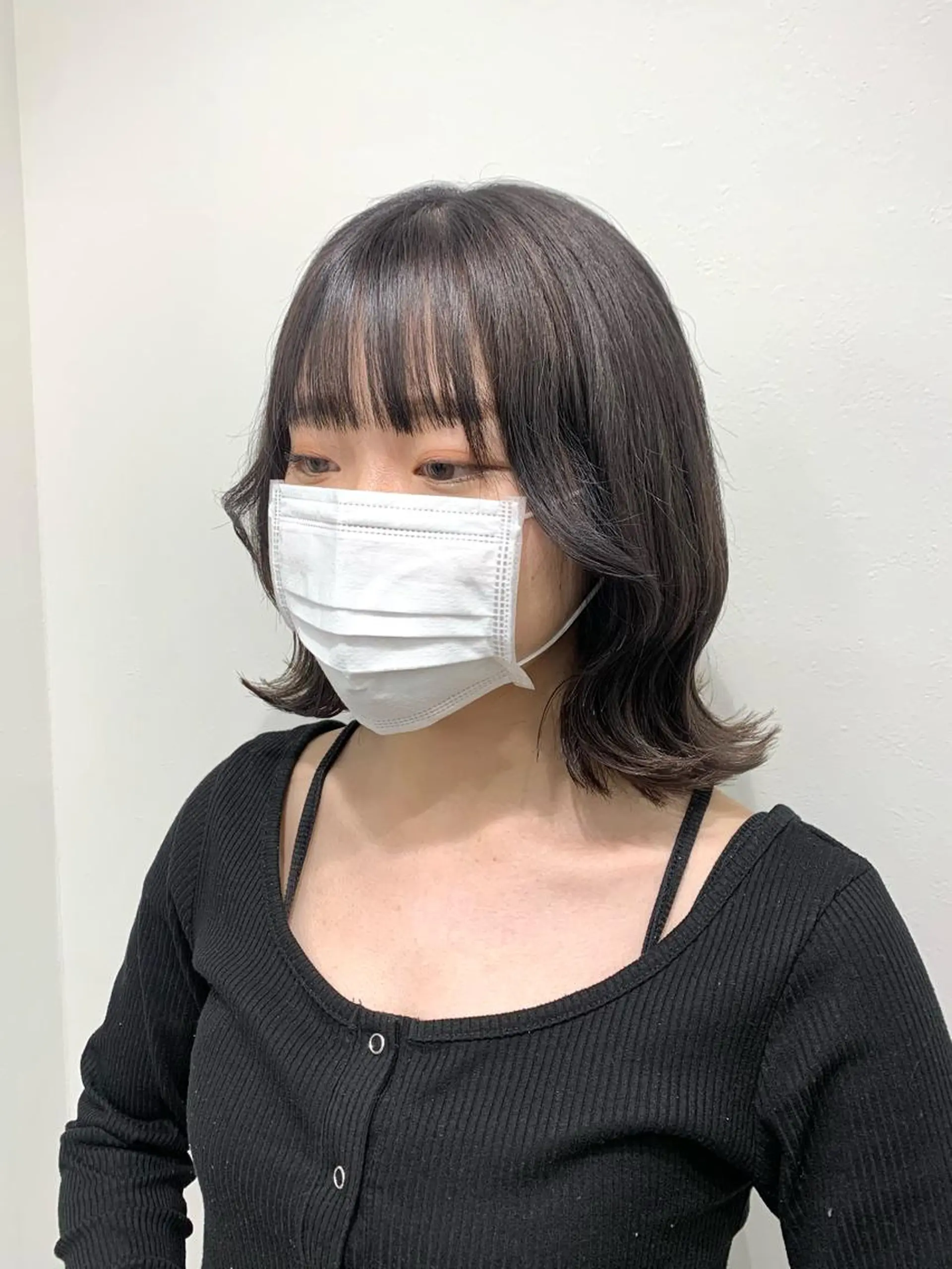 ミディアム カラー レイヤー ハイトーン 暖色⭐︎KANAKOのヘアスタイル