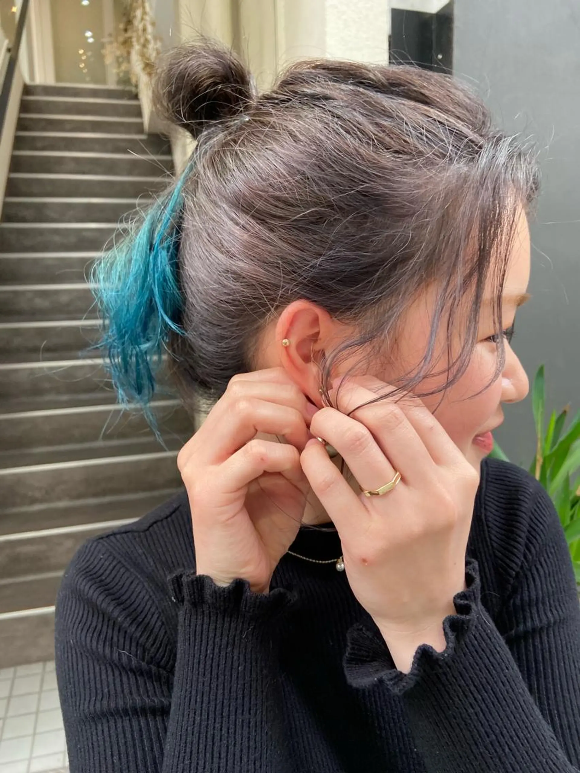 セミロング nico🏁 rihoのヘアスタイル