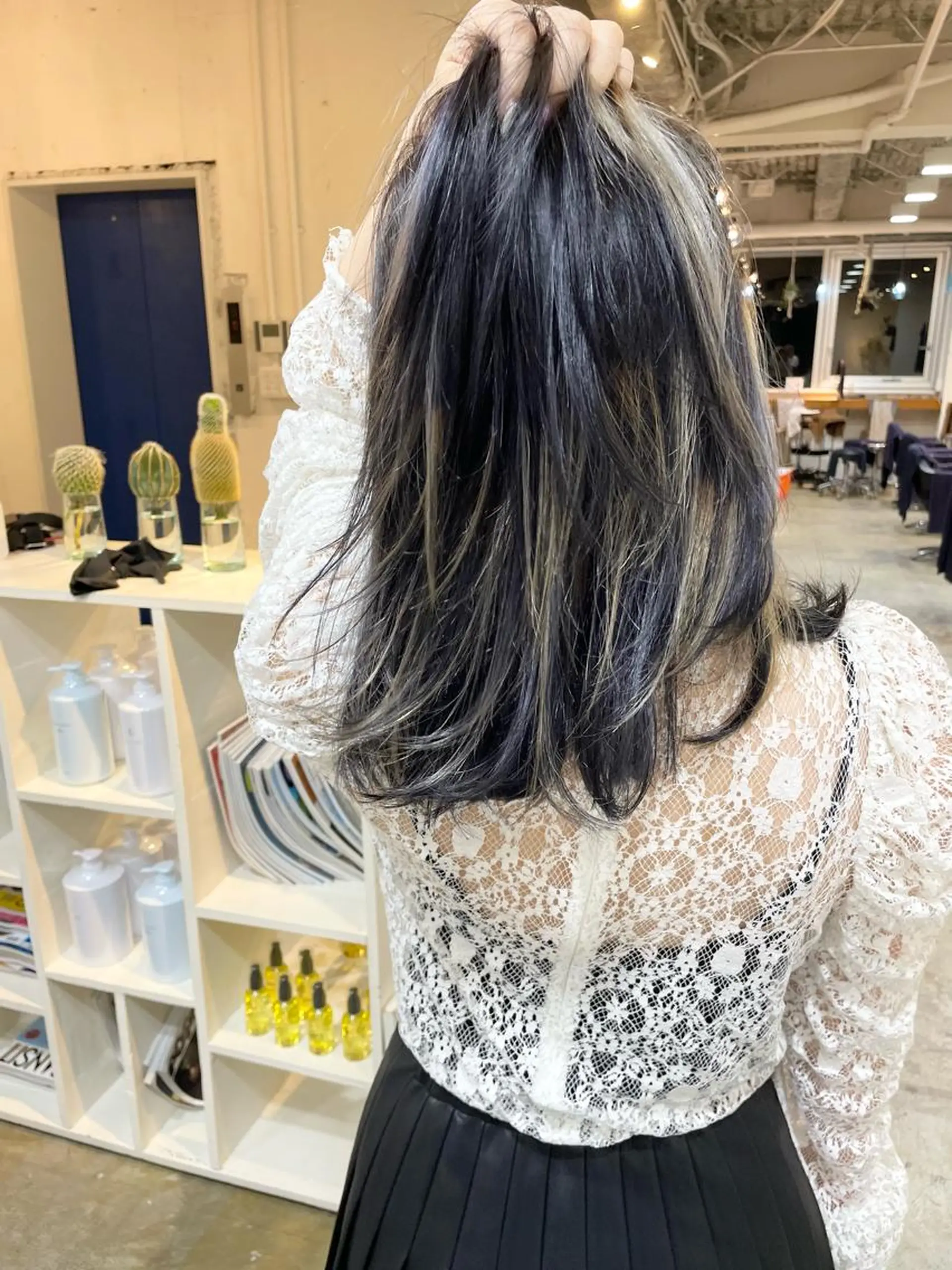 ミディアム カラー カット ヘアカラー トリートメント レイヤー/似合わせ TAKUYAのヘアスタイル