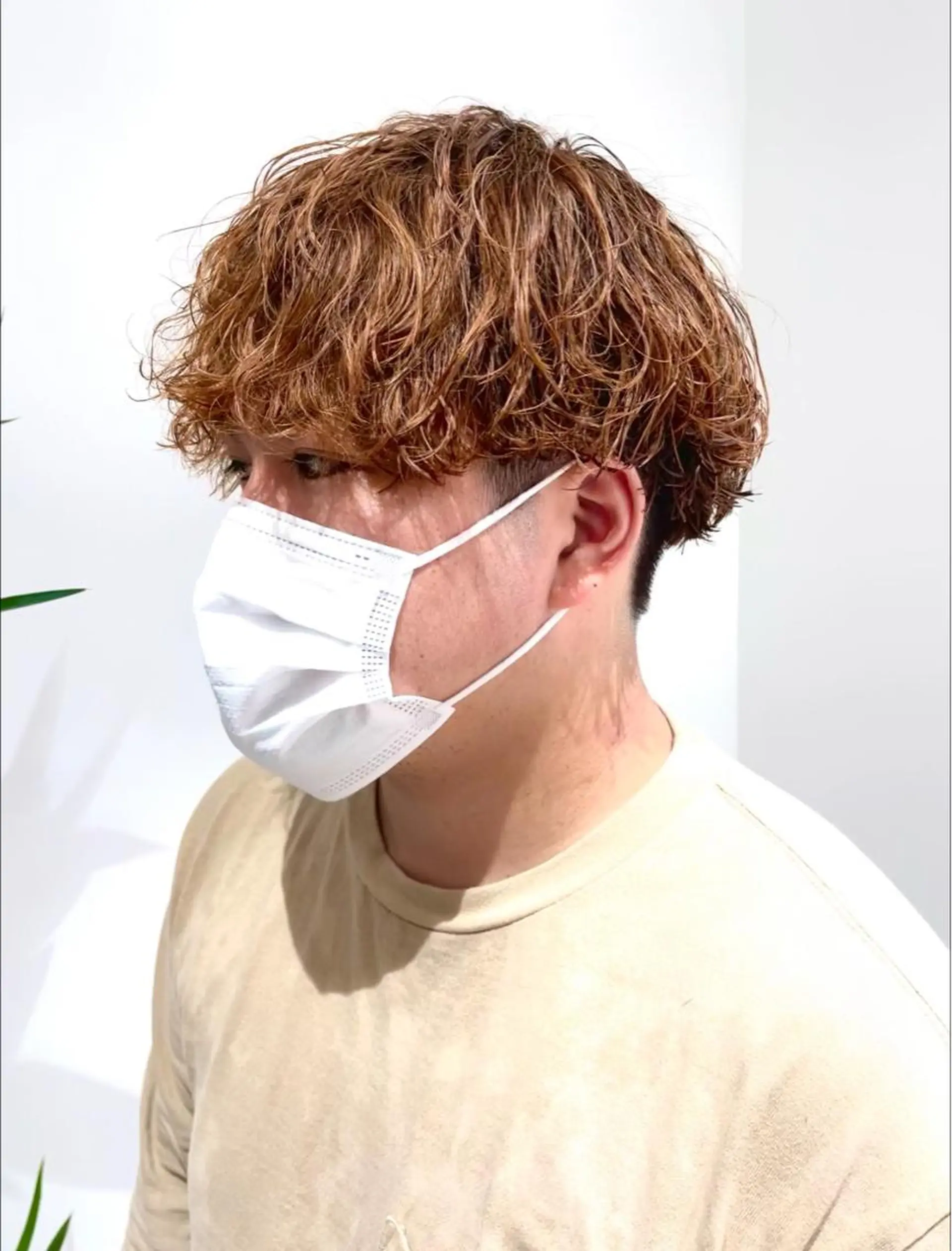 ショート パーマ ヘアアレンジ メンズ メンズパーマ 波巻きパーマ スパイラルパーマ カット ヘアカラー トリートメント メンズパーマ特化/ メッシュ/薫/店長のヘアスタイル