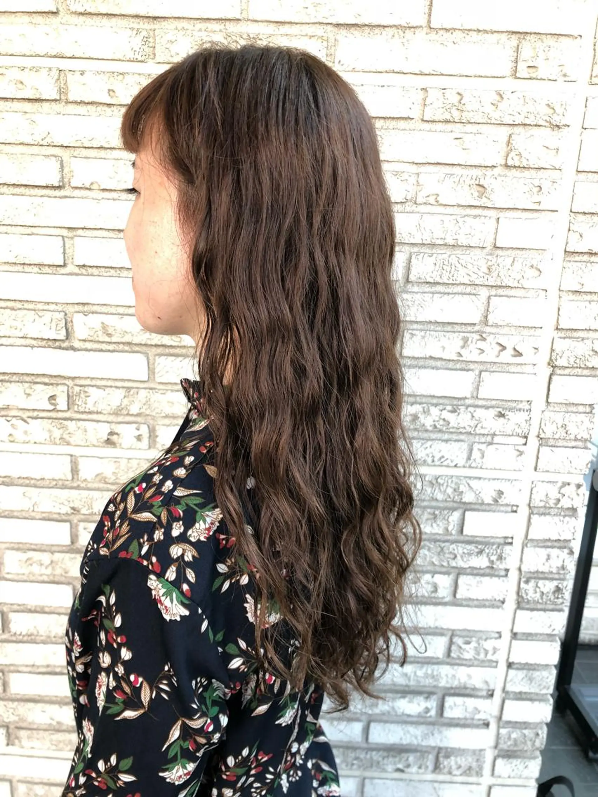 ロング パーマ 小久保 なるみのヘアスタイル