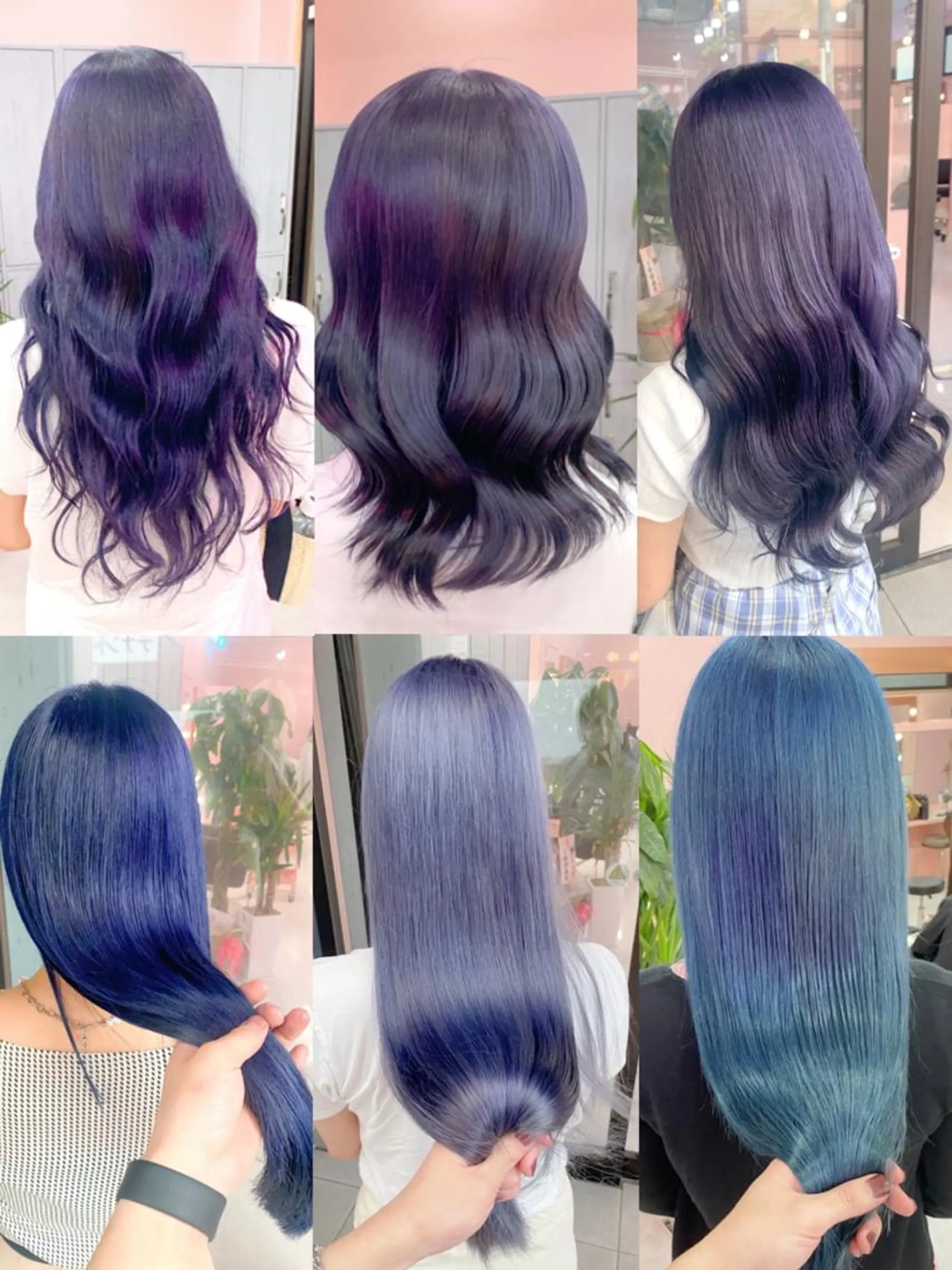 セミロング アッシュ アッシュグレー アッシュグレージュ ミストバング ピンクブラウン ヘアカラー トリートメント ハイトーン髪質改善 🎀🐰堀川智史🎀のヘアスタイル