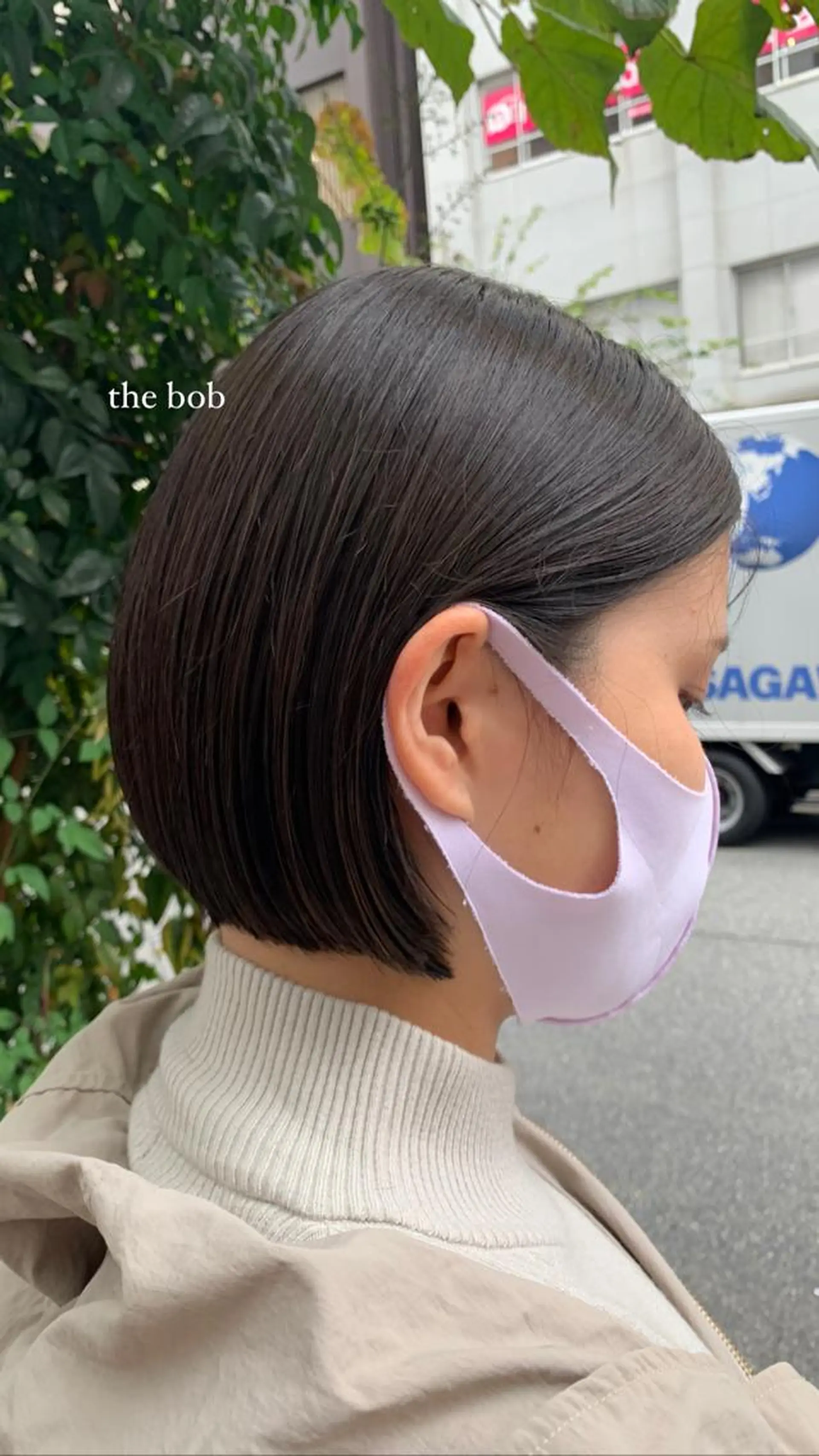 ショート カラー ボブ カット ヘアカラー トリートメント パーマ/レイヤー/ ボブ/豊浦翔太のヘアスタイル