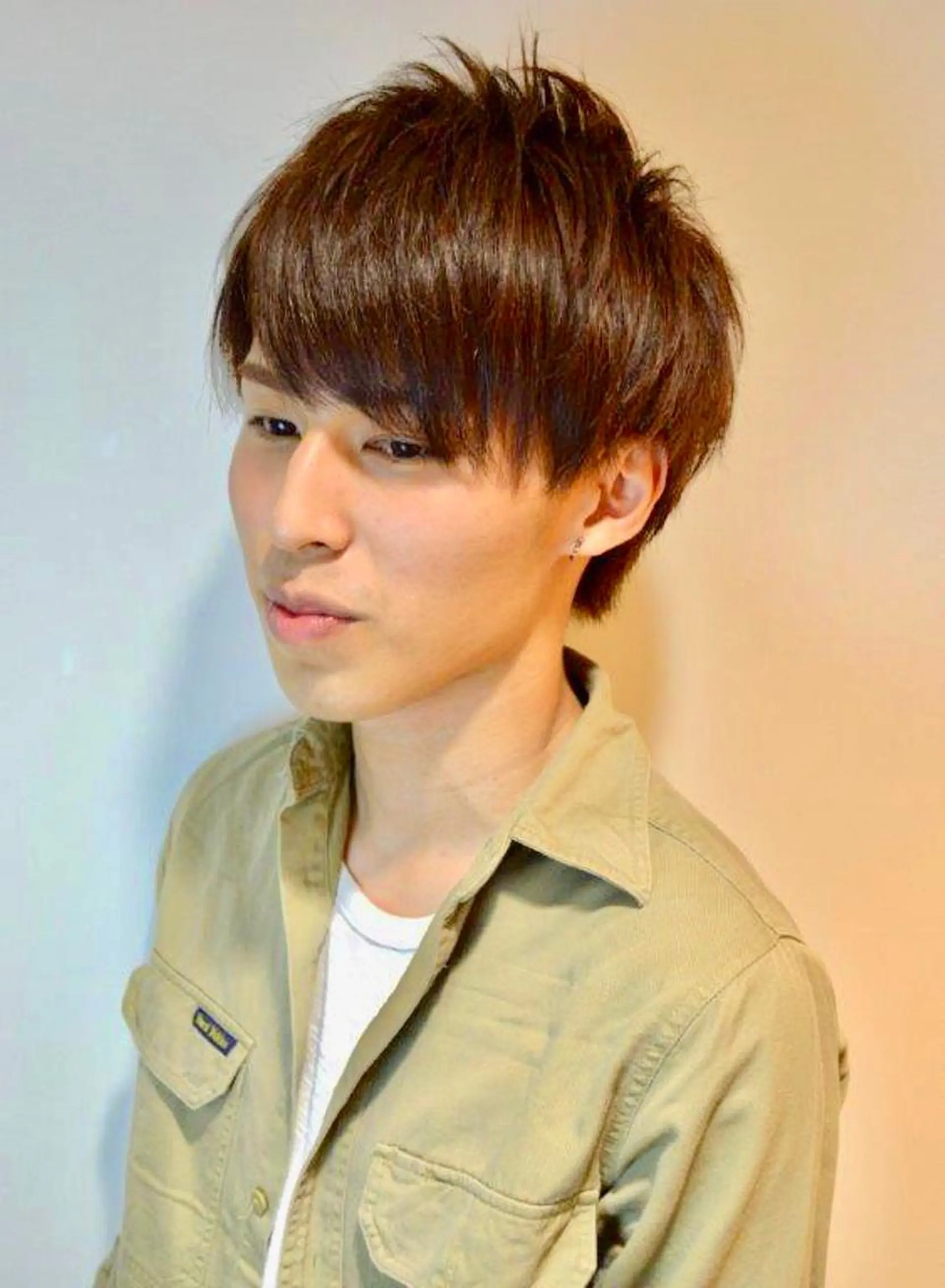 メンズ メンズウルフカット ウルフカット カット 佐藤 美紅のヘアスタイル