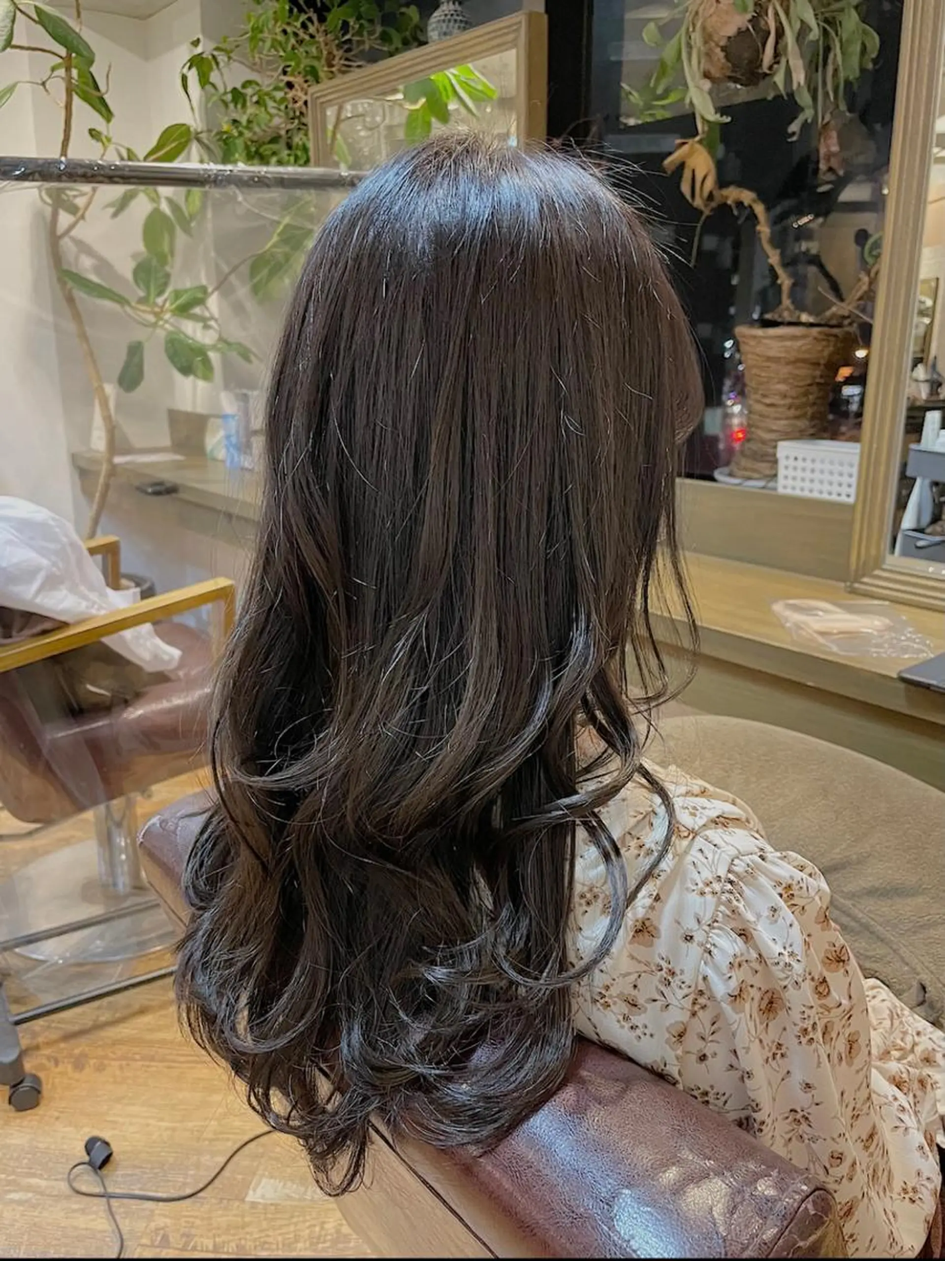 セミロング カラー ヘアアレンジ グレージュ 💖透明感カラー💖 mayukoのヘアスタイル