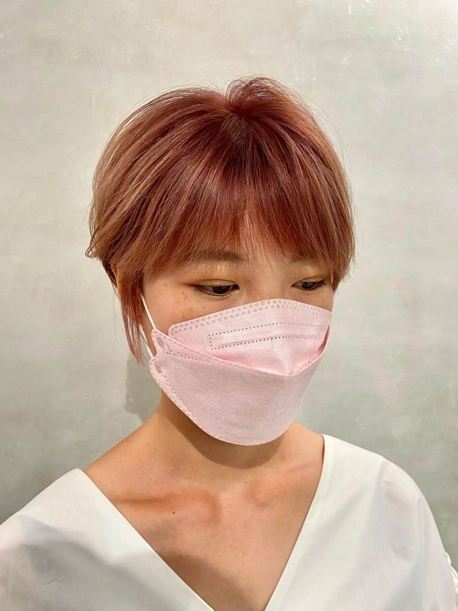ショート カット ヘアカラー トリートメント 【髪質改善】 梅田　聡のヘアスタイル