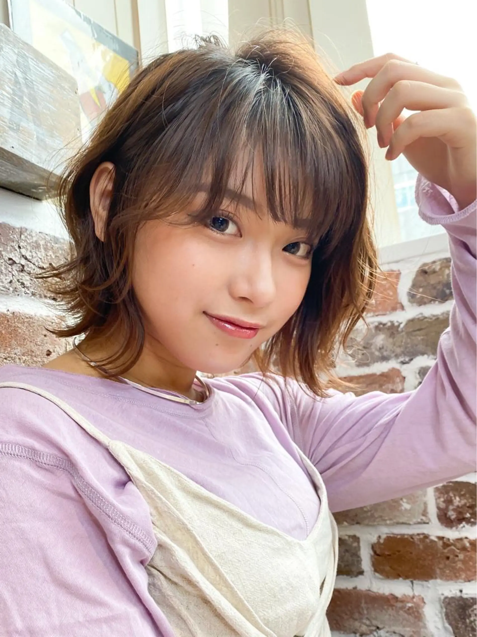 ショート ヘアアレンジ 小顔カット 金子 廉のヘアスタイル