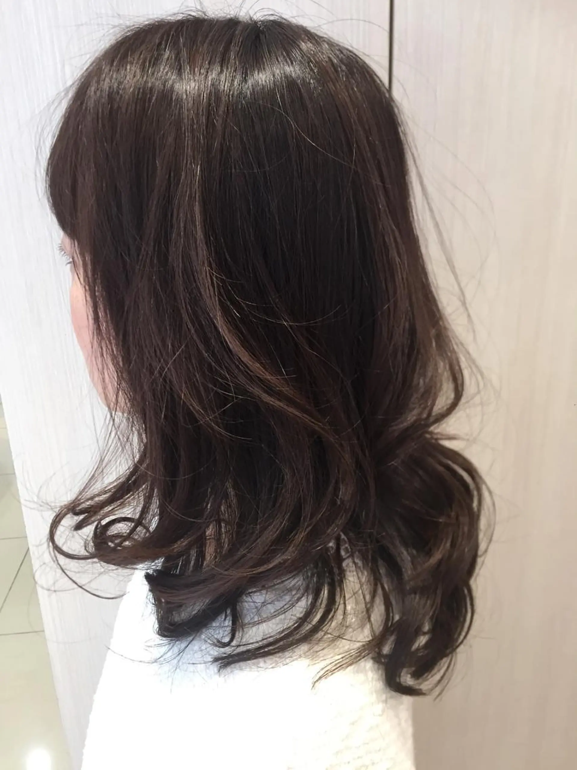 ミディアム カット ヘアカラー トリートメント 堀井 猛史のヘアスタイル