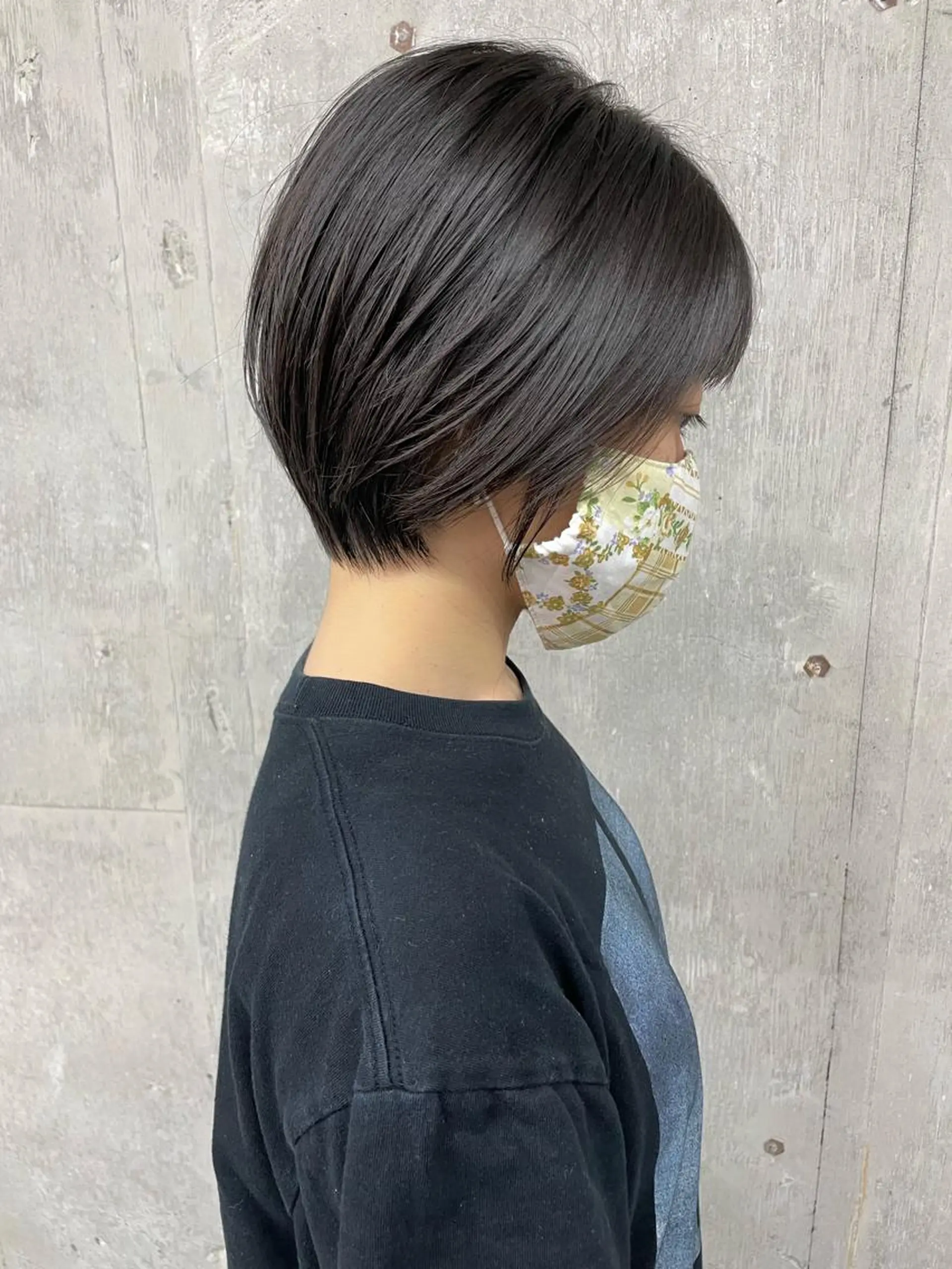 ショート カラー ショートボブ ショートレイヤー アッシュ ハイトーンカラー インナーカラー カット ヘアカラー トリートメント 江上拓郎/ショート /酸性ストレートのヘアスタイル