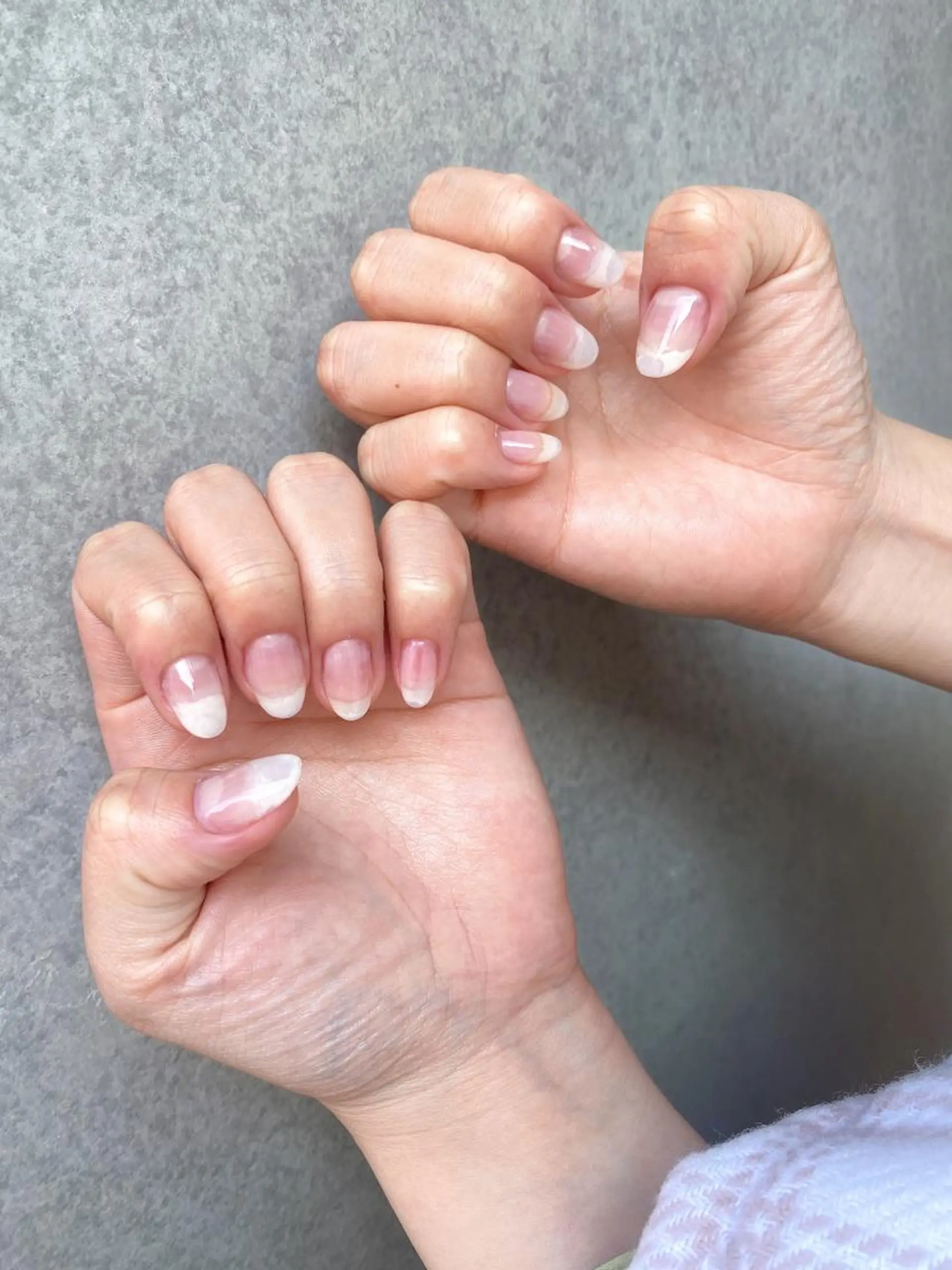ネイル クリアネイル salon_de_ sayoリゼラ布施のネイルデザイン