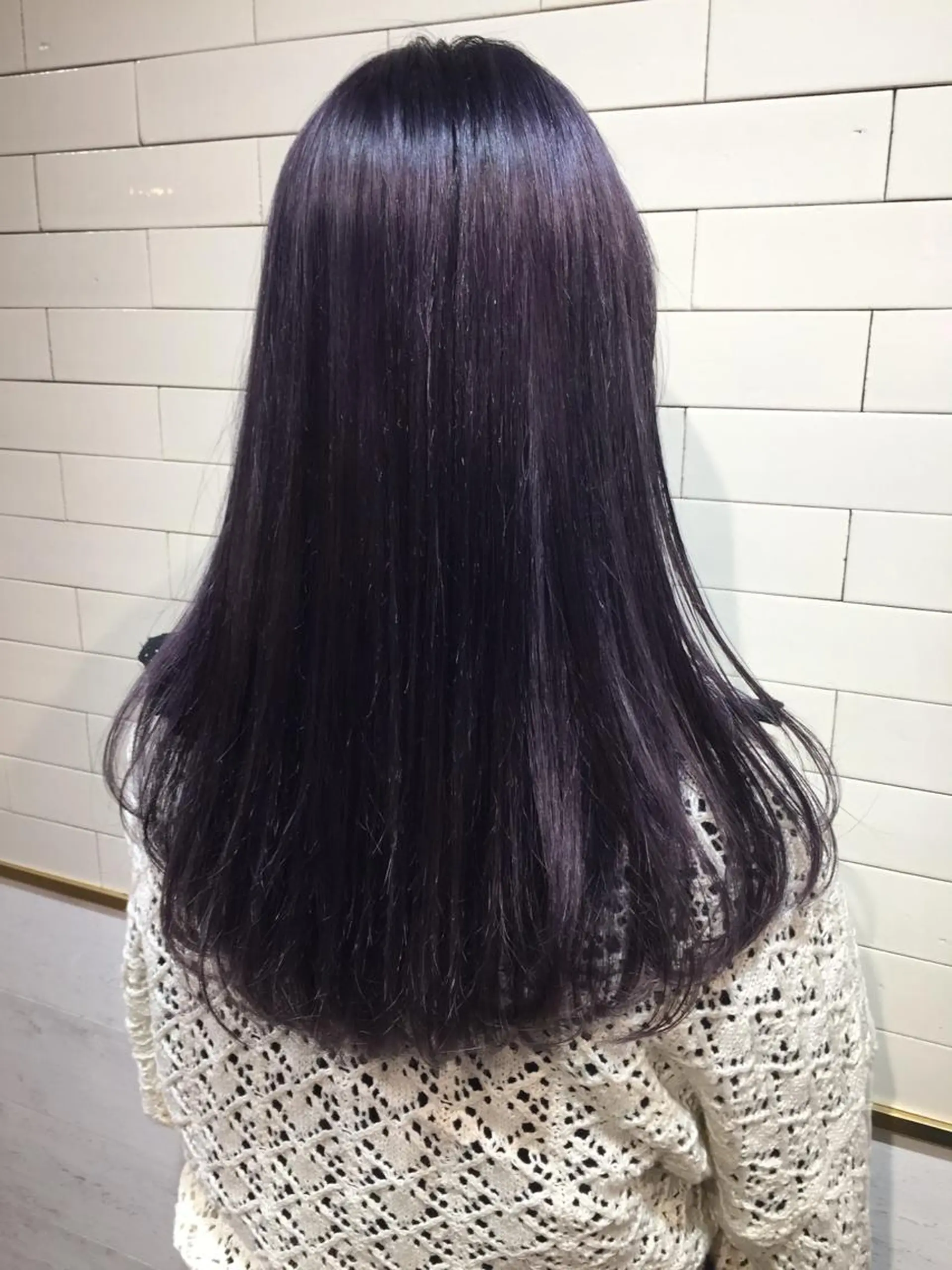 セミロング カラー トップスタイリスト 👑田添幹宜のヘアスタイル