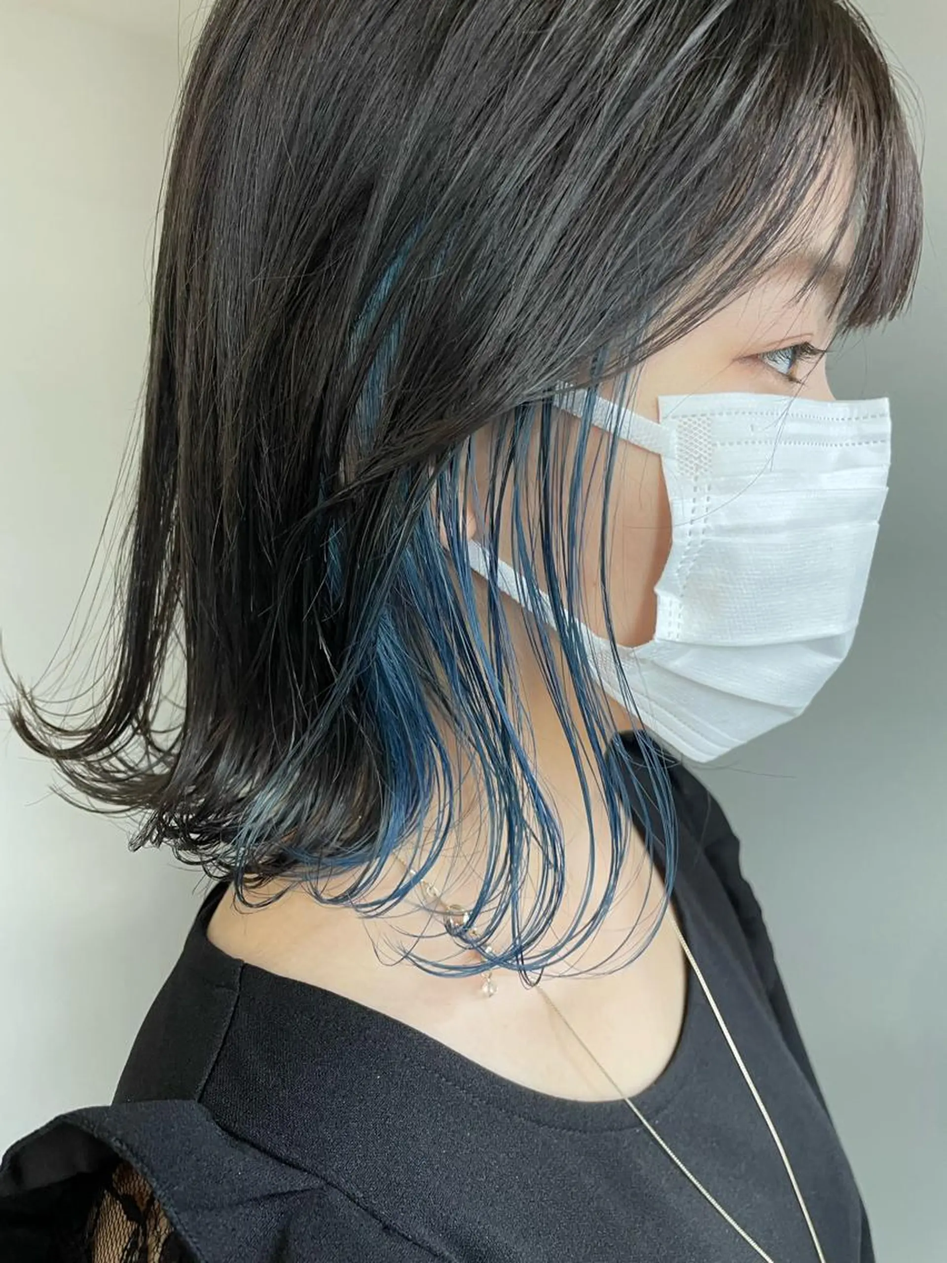 ミディアム カラー 心斎橋韓国ボブ 好原良真のヘアスタイル