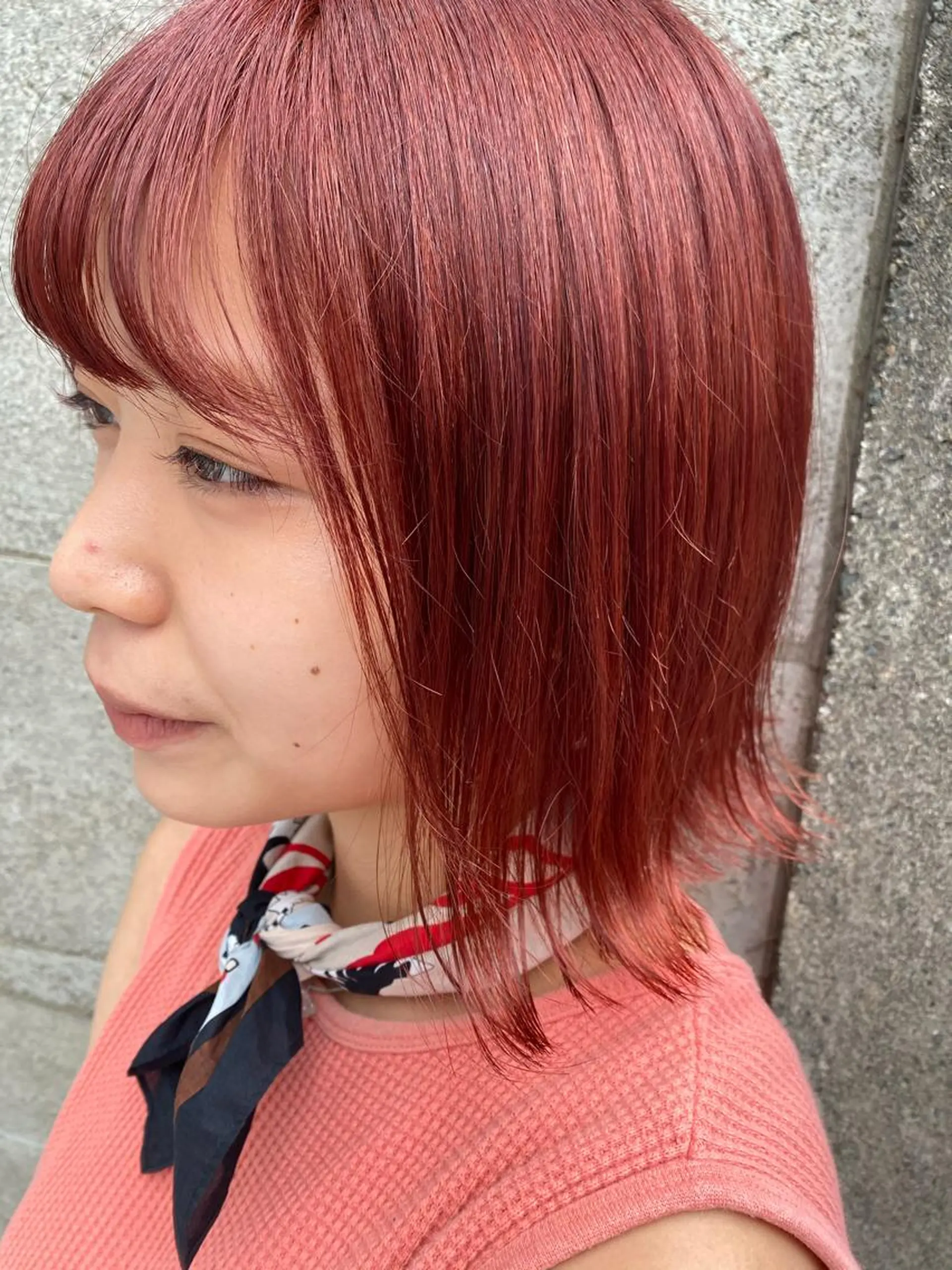 ショート カラー ヘアアレンジ satsuki 暖色・ブラウンカラーのヘアスタイル