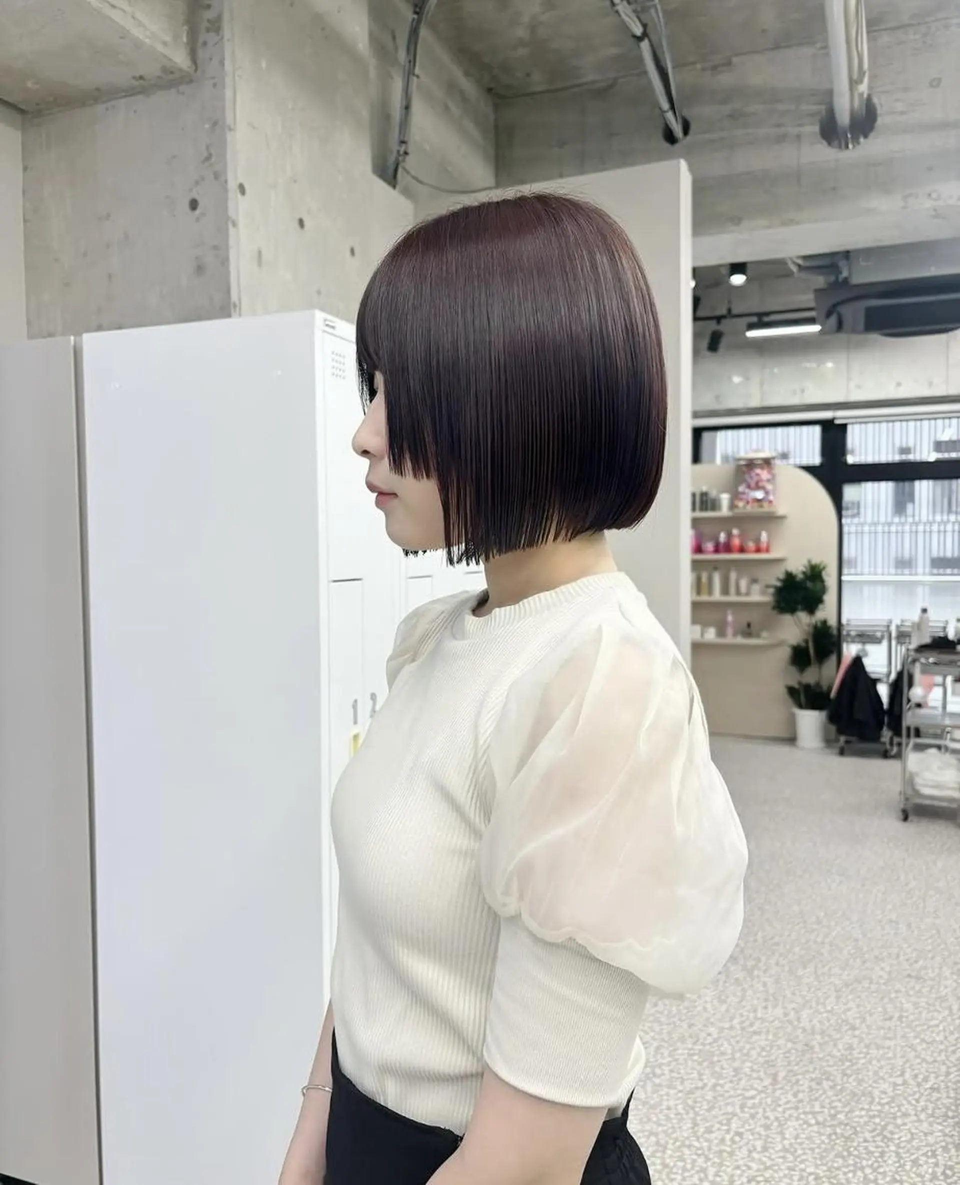 ミディアム IROW天神大名店 /スタッフモデルのヘアスタイル