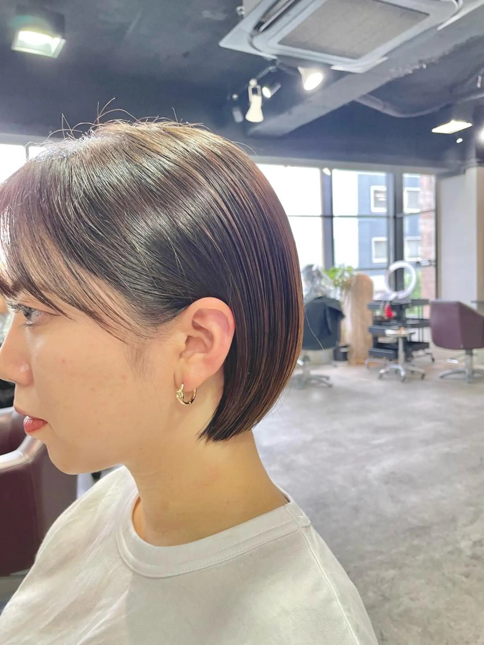 ショート 韓国/レイヤーカット 顔周り/廣瀬達哉のヘアスタイル