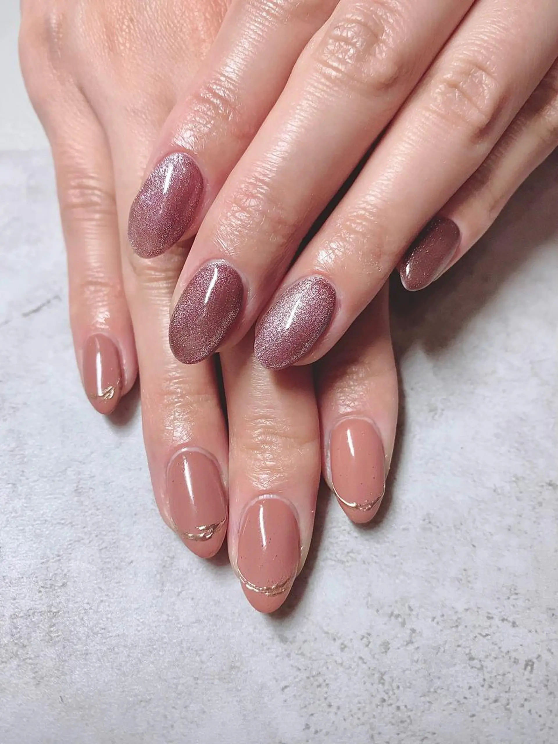 ミディアム cattleya nailのネイルデザイン