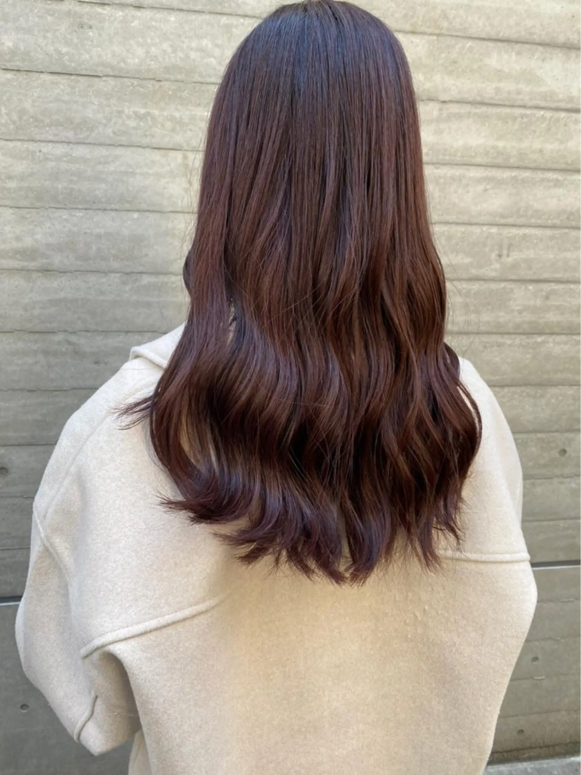 ロング ヘアカラー トリートメント ✨色持ちの良い艶 カラー✨蟹江真世のヘアスタイル