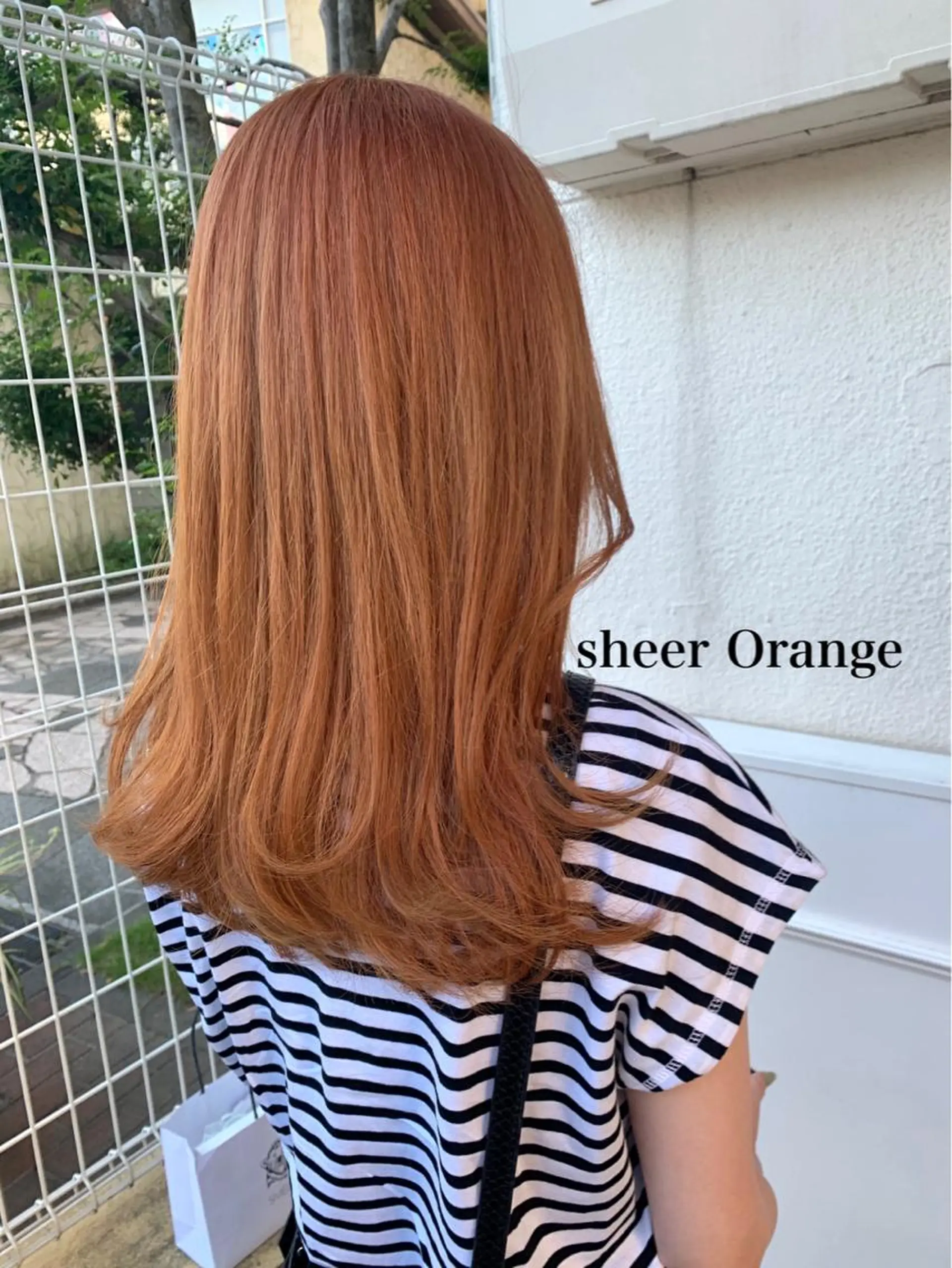 セミロング カラー 透明感カラー👑 井上美乃里のヘアスタイル