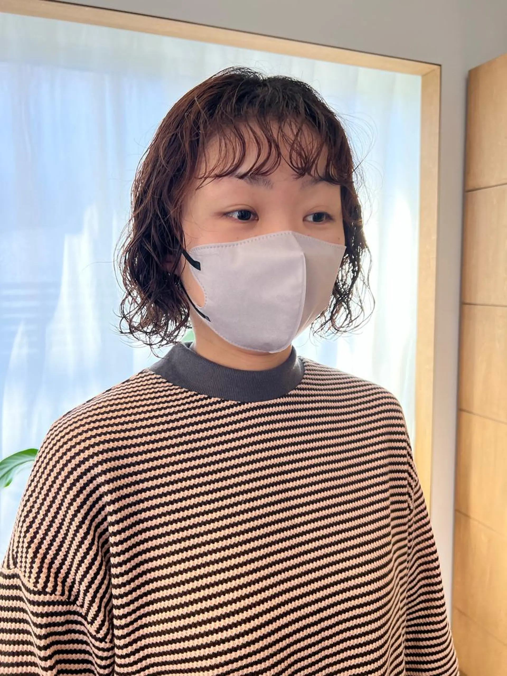 ショート パーマ ミディアムパーマ /癖毛パーマのヘアスタイル