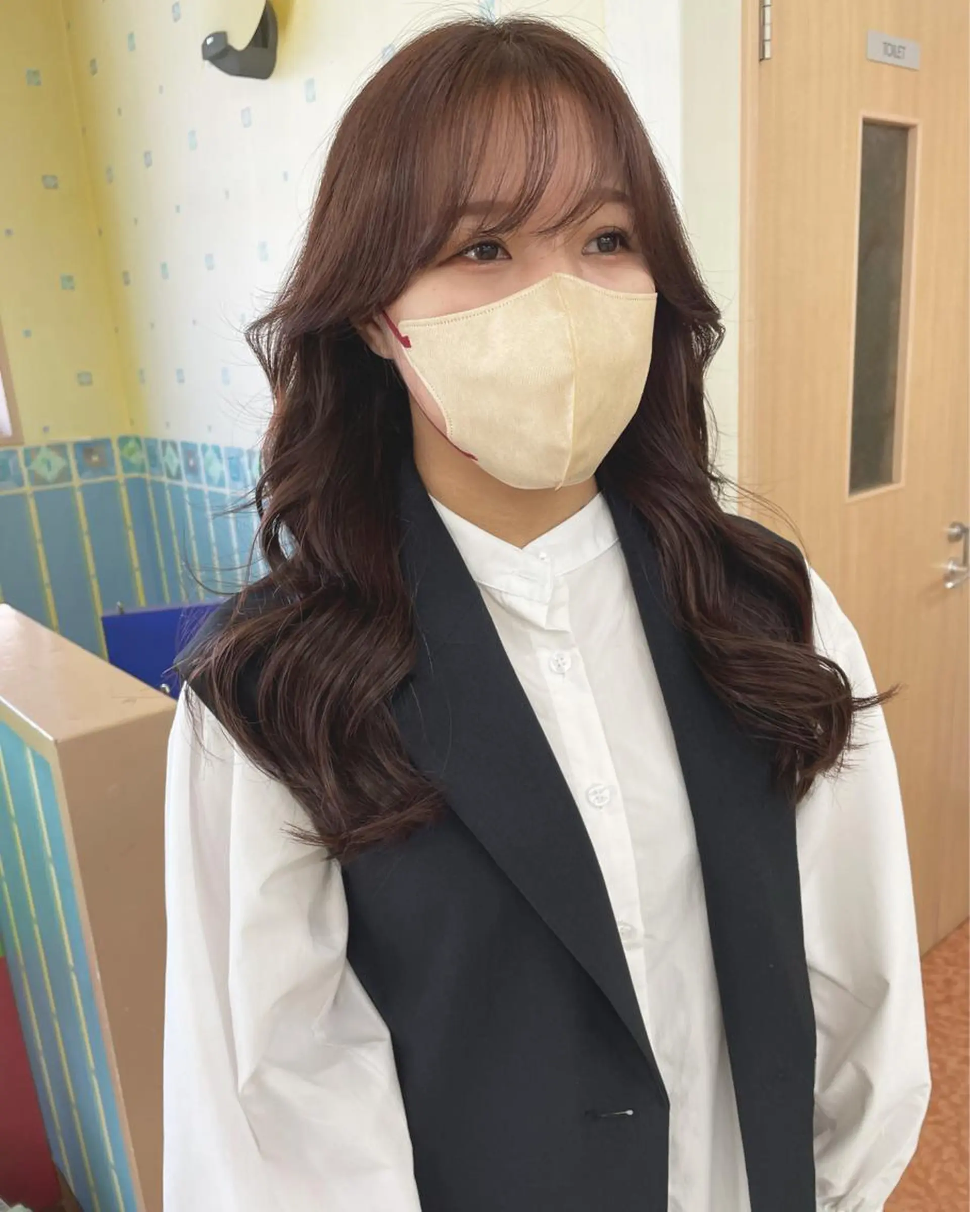 ロング カラー ブラウンカラー yui .のヘアスタイル