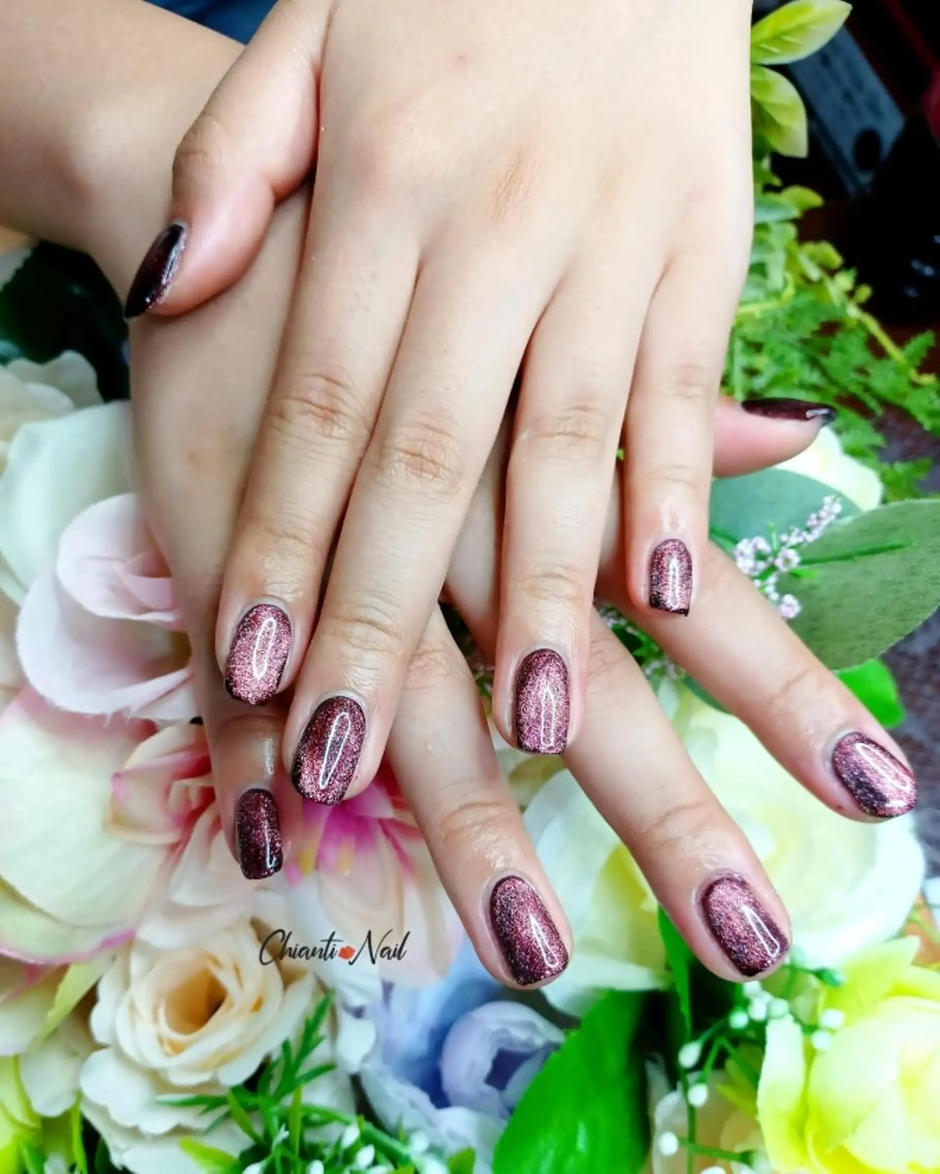 ネイル マグネットネイル ハンドネイル Chianti Nailのネイルデザイン