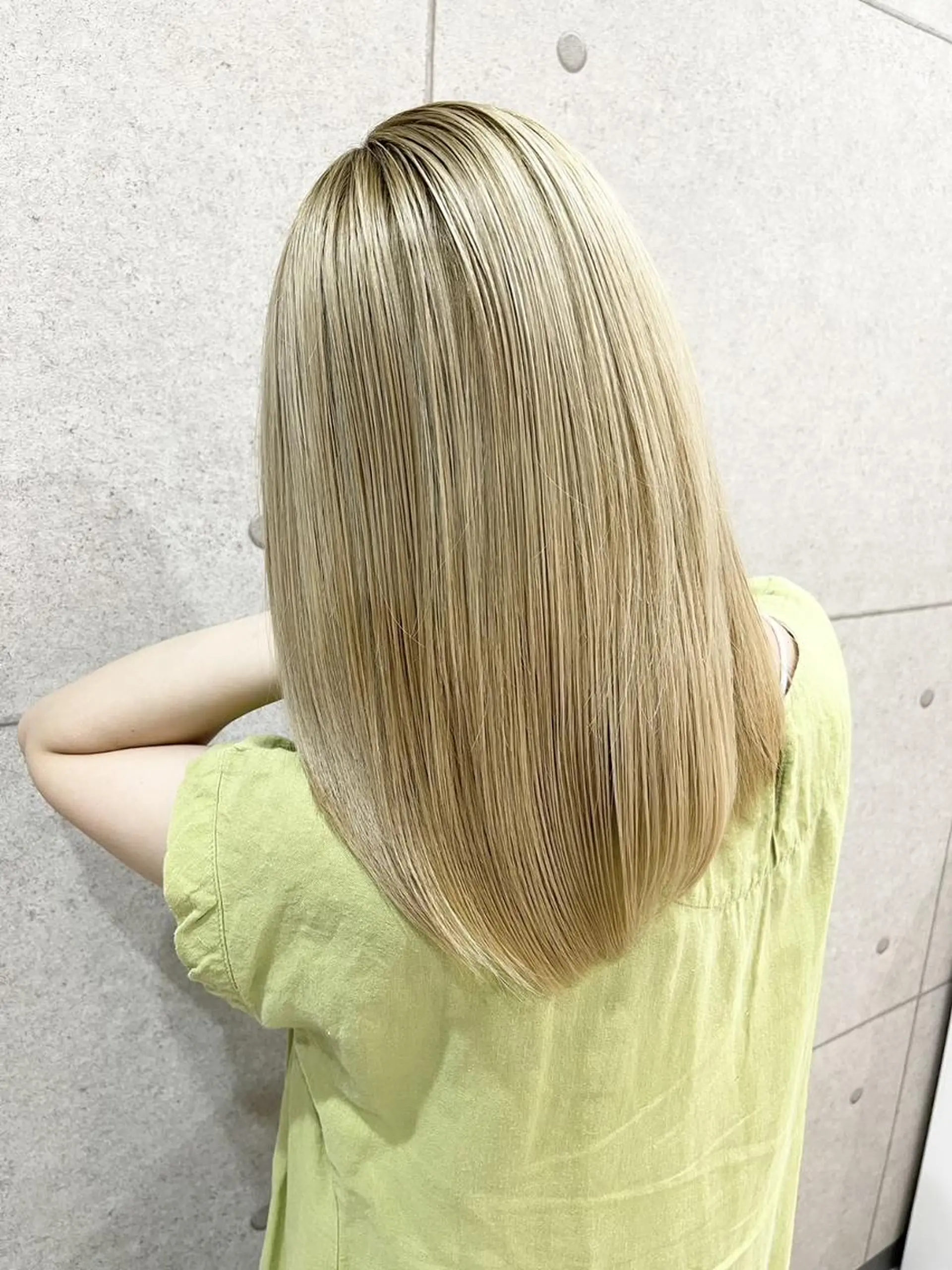 カラー トリートメント ヘッドスパ 6Dエクステ/シール エクステ/かんなのヘアスタイル