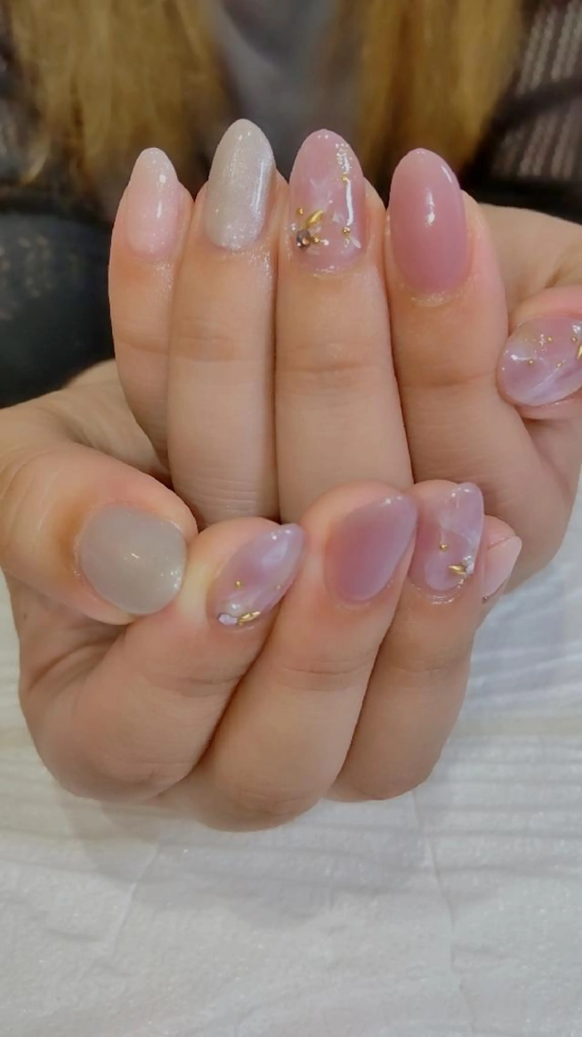 ネイル 大理石ネイル(マーブル) infinity skyのネイルデザイン