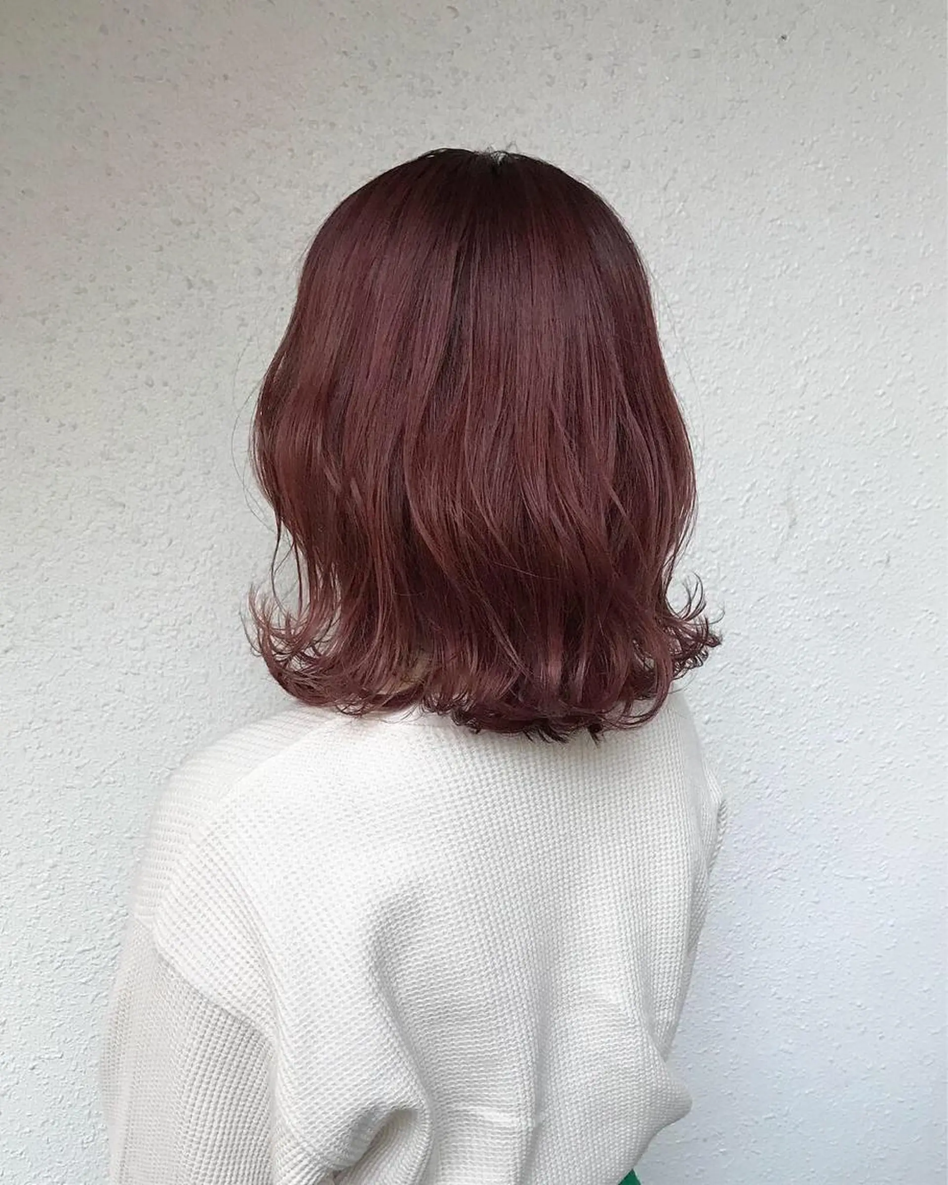 ミディアム カラー ブリーチ ブラウンカラー レッドカラー レッドブラウン インナーカラー/天神 ブリーチ/吉田のヘアスタイル