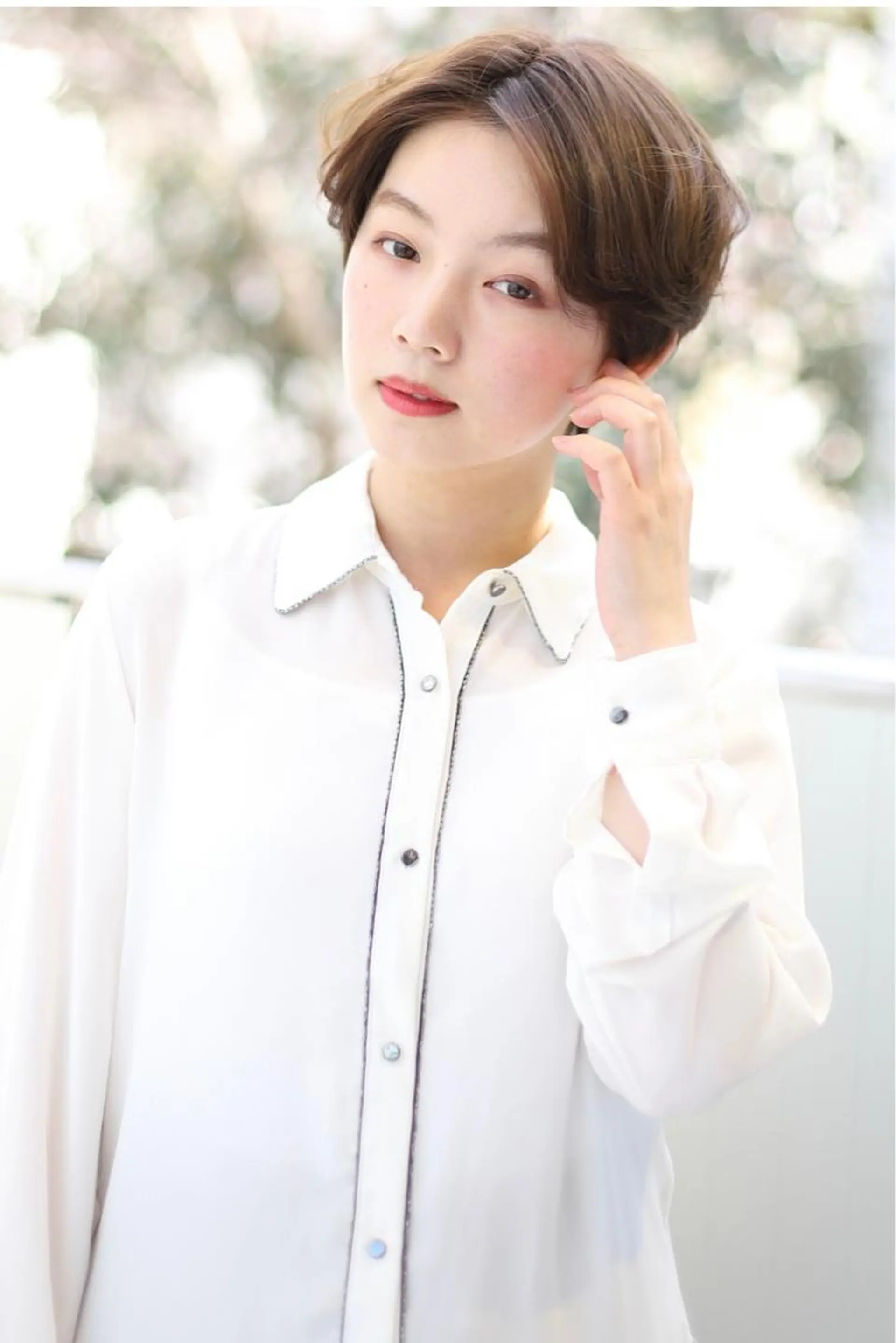 ショート カラー 黒崎 勝巳のヘアスタイル