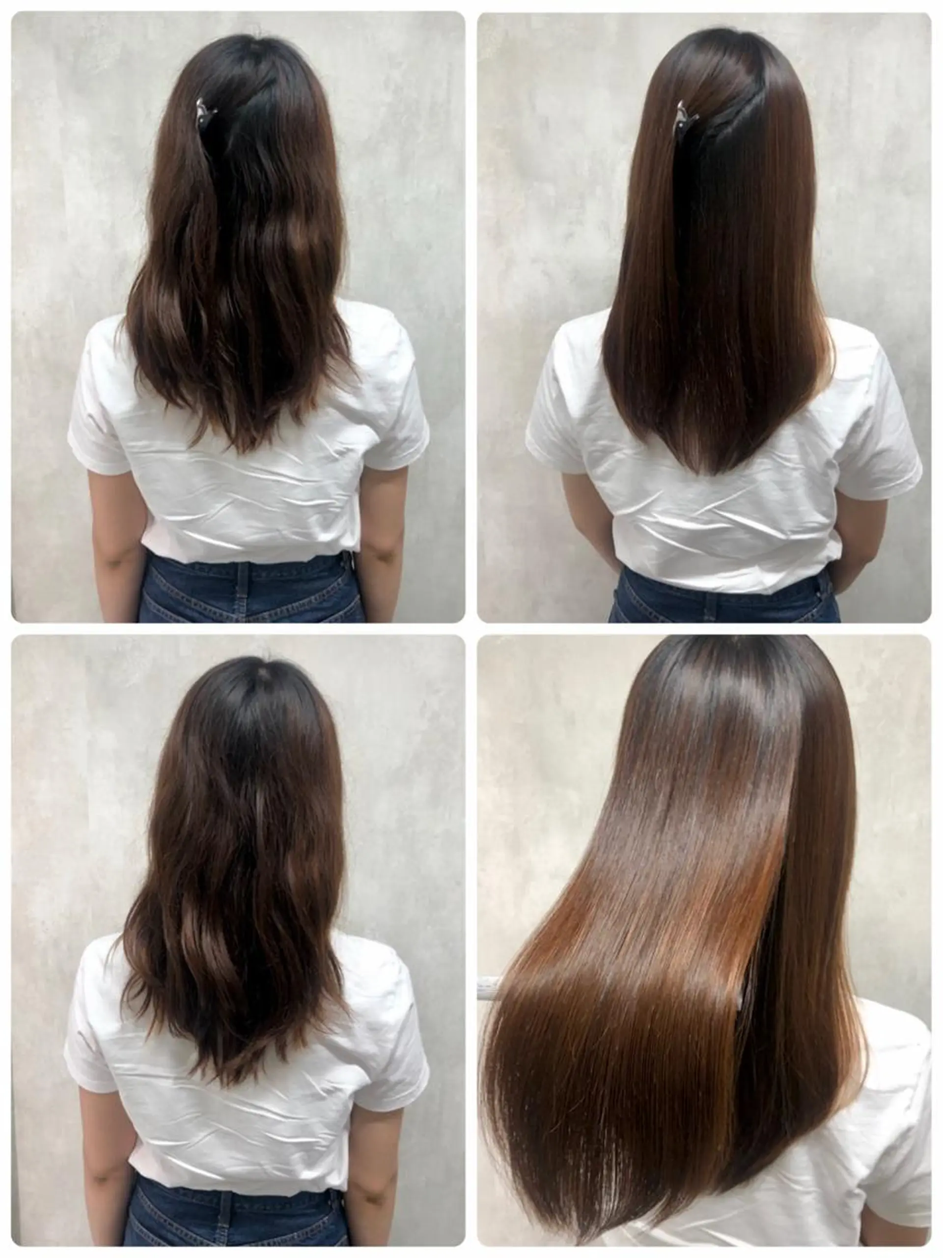 セミロング カット 縮毛矯正 トリートメント ✨憧れの髪質作り✨ 😊谷口にお任せ😊のヘアスタイル