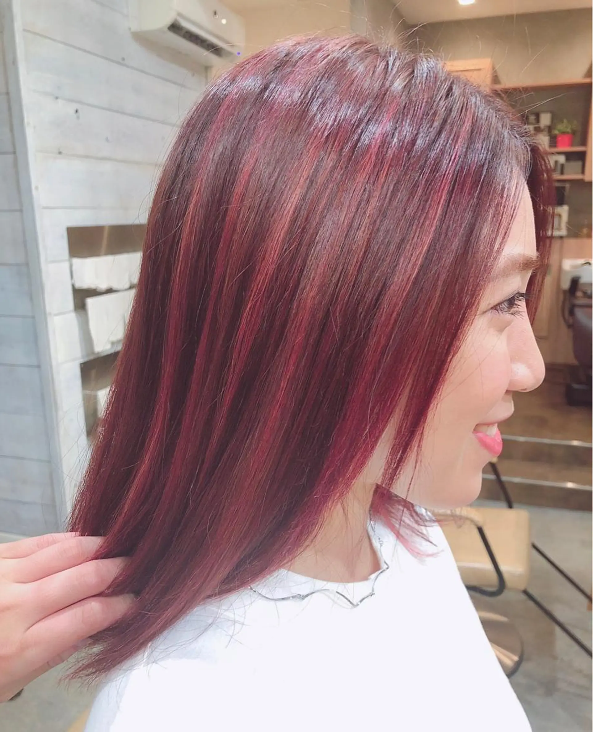 セミロング ✨シルクストレート✨ 美髪髪質改善Yukiのヘアスタイル