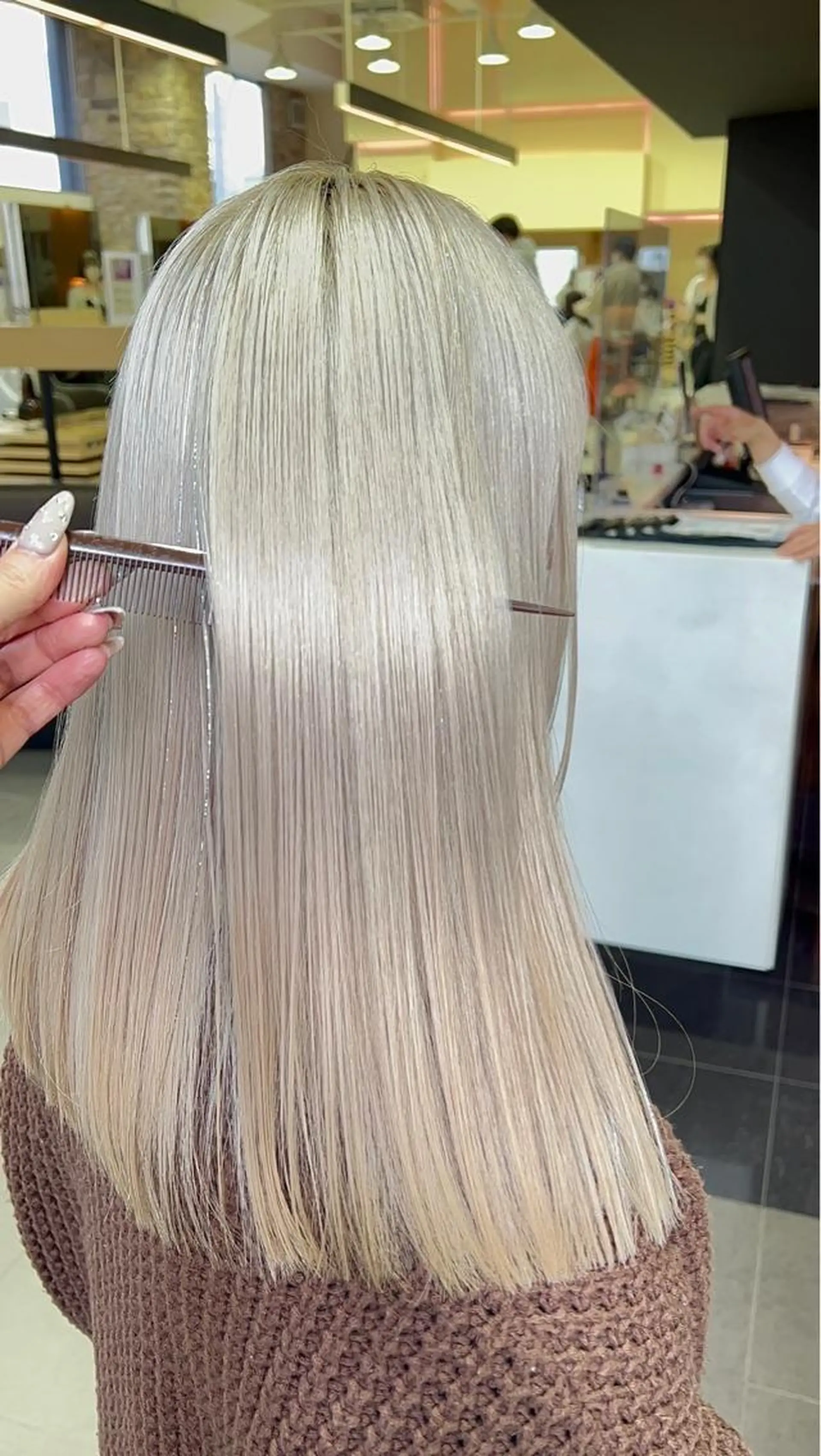 ロング 髪質改善 トリートメント メンズカット松戸/韓 国/メンズパーマ航太のヘアスタイル