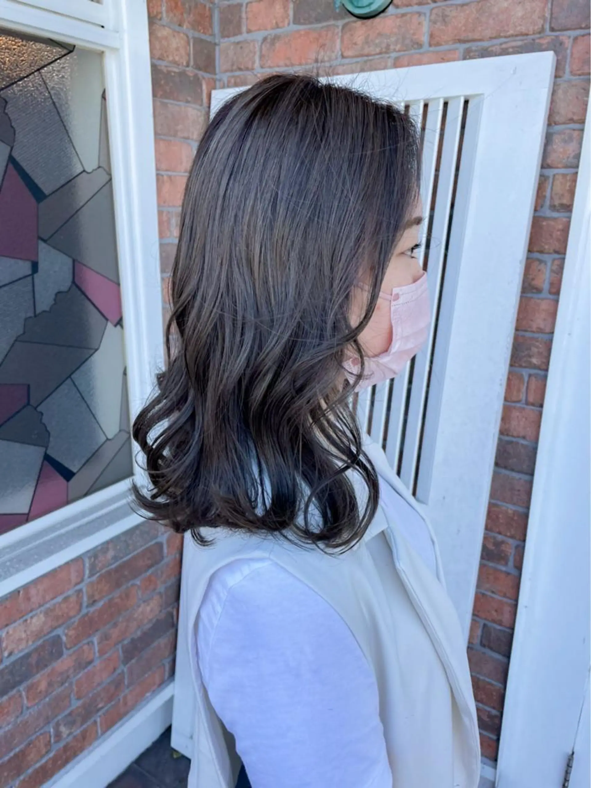 セミロング カラー YUIMARL なつきのヘアスタイル